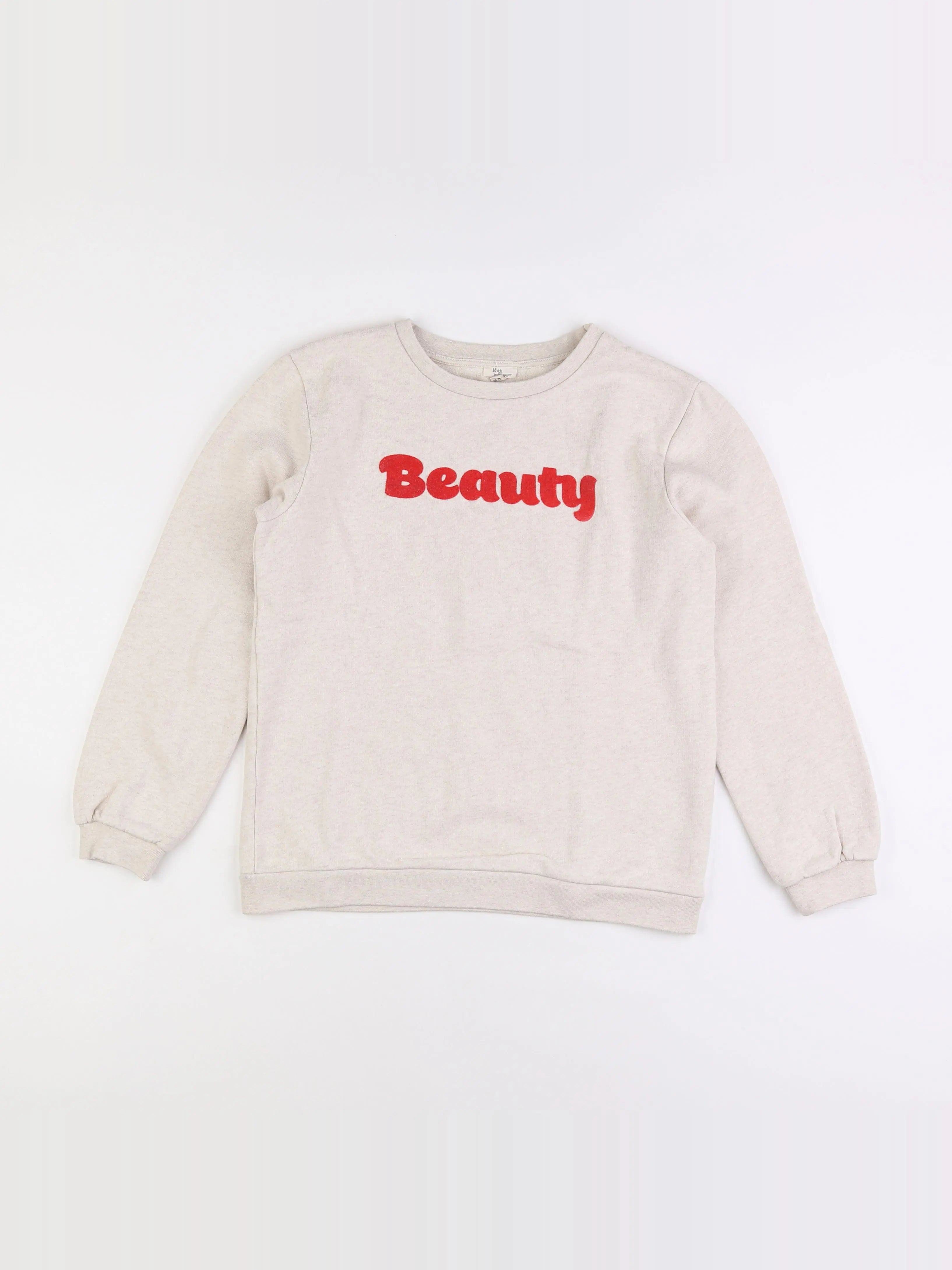 Little Cigogne - sweat gris - 14 ans