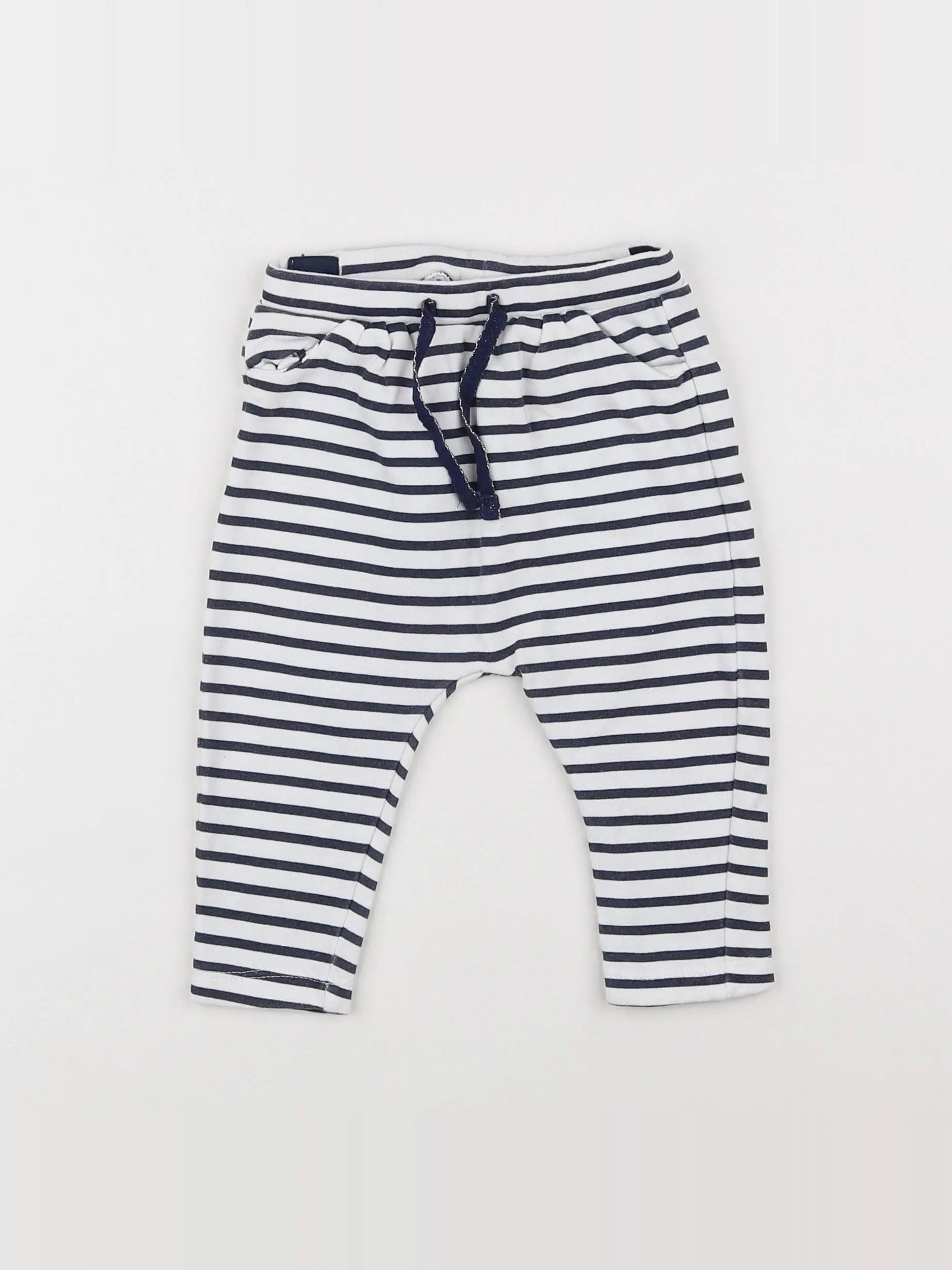 Tape à l'oeil - jogging blanc, bleu - 6 mois