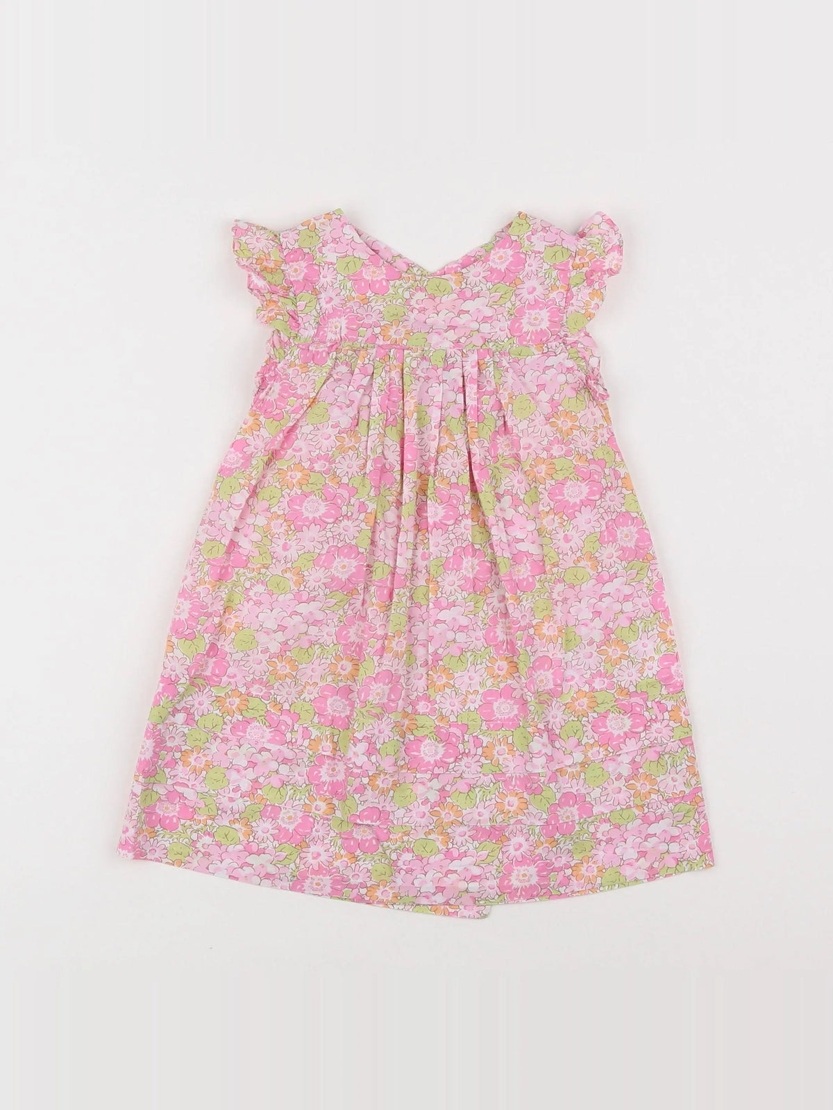 Jacadi - robe liberty multicolore - 12 mois