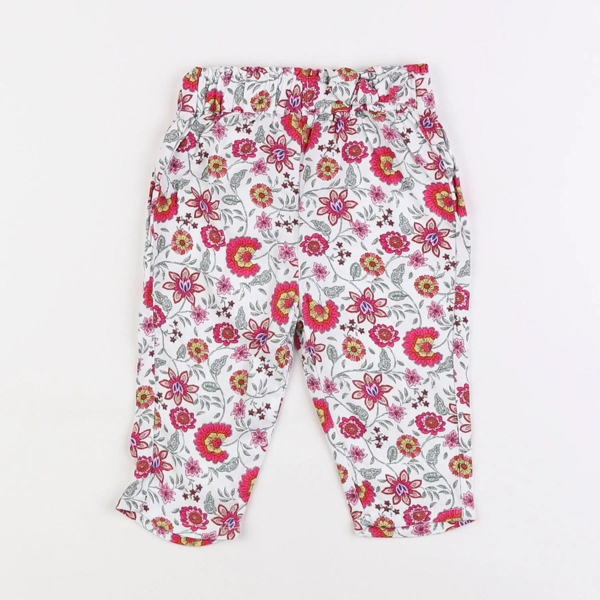 Vertbaudet - pantalon multicolore - 12 mois