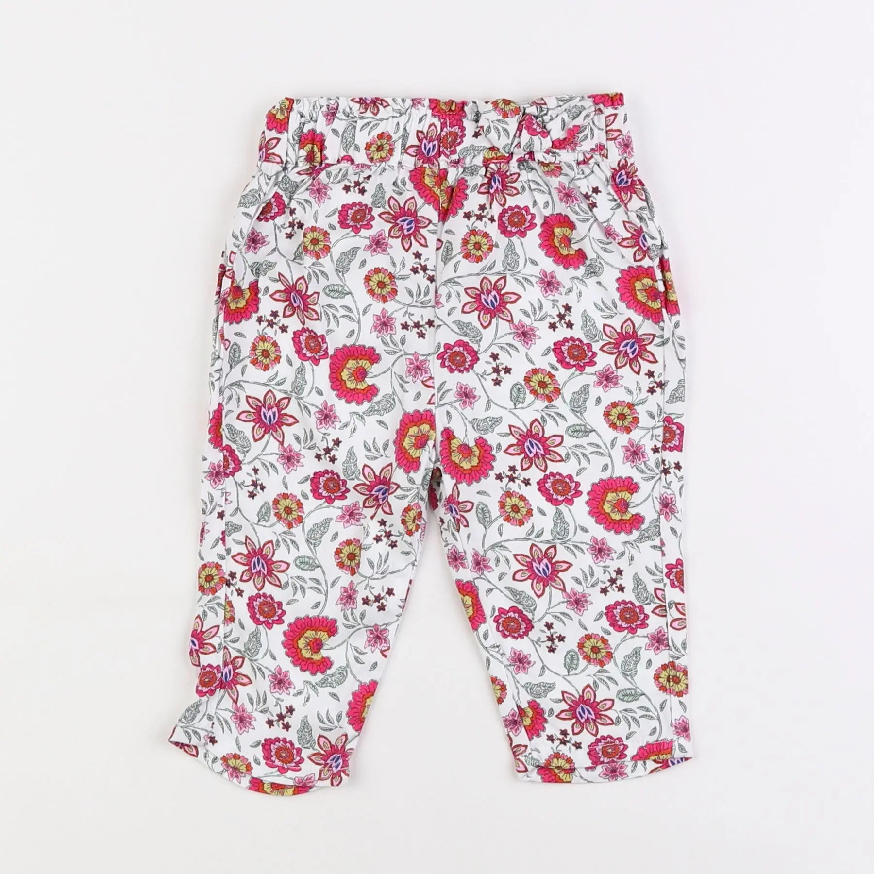 Vertbaudet - pantalon multicolore - 12 mois