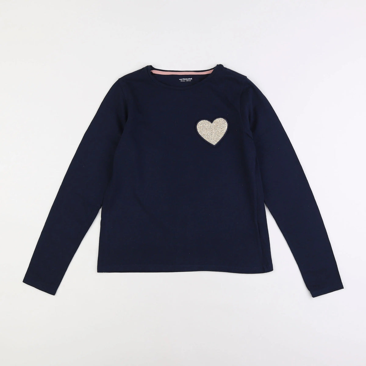 Vertbaudet - tee-shirt bleu - 10 ans