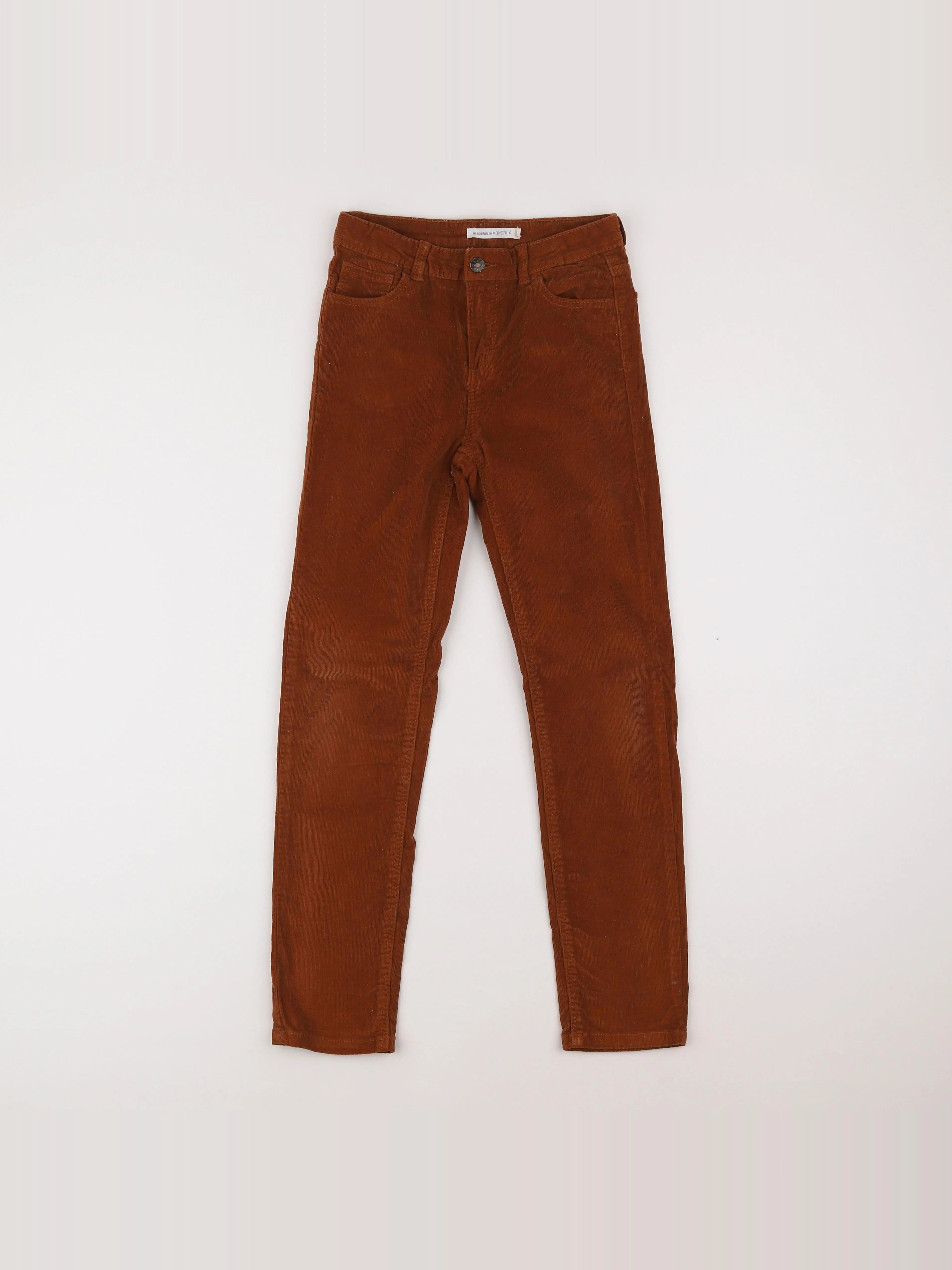 Monoprix - pantalon marron - 10 ans