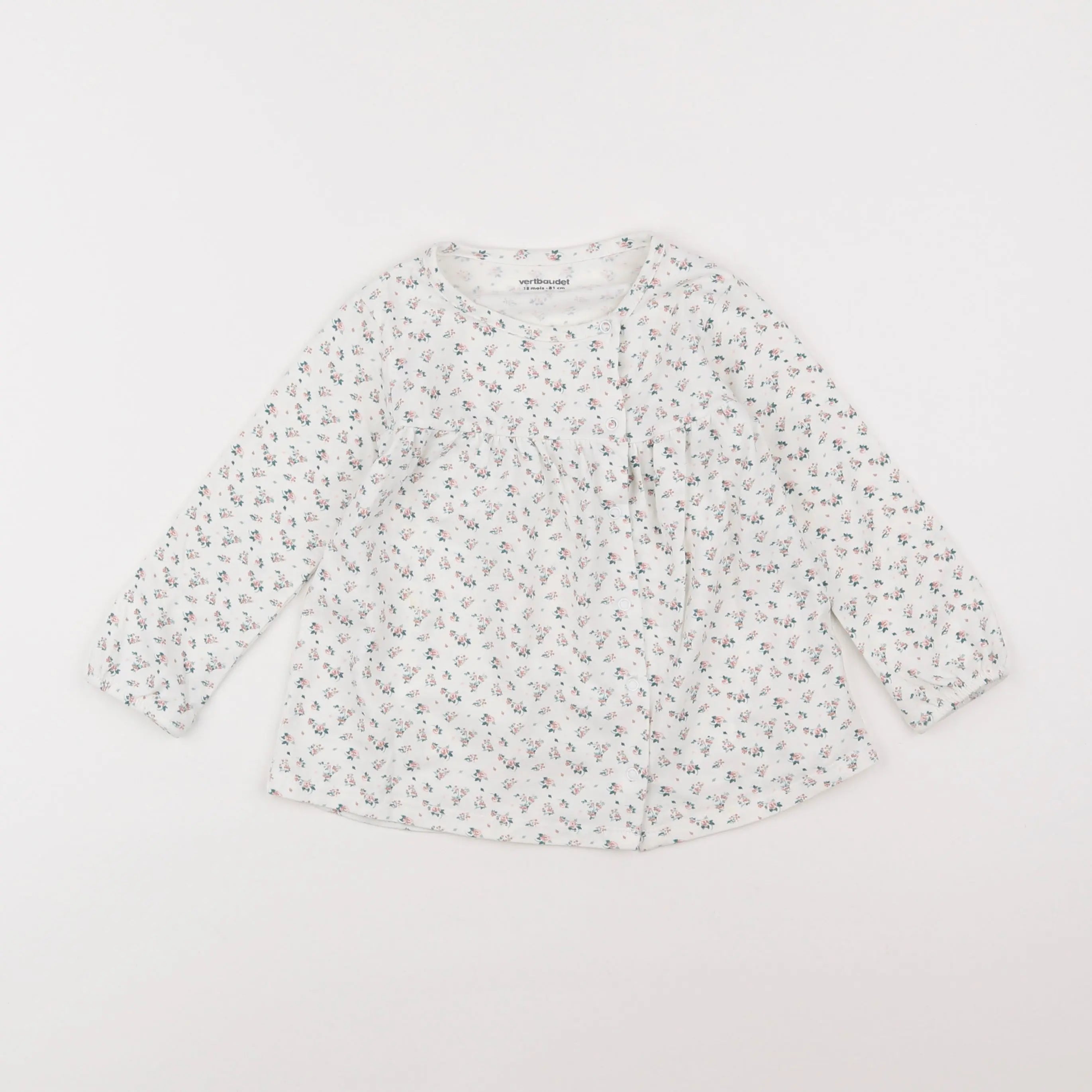 Vertbaudet - robe blanc - 18 mois
