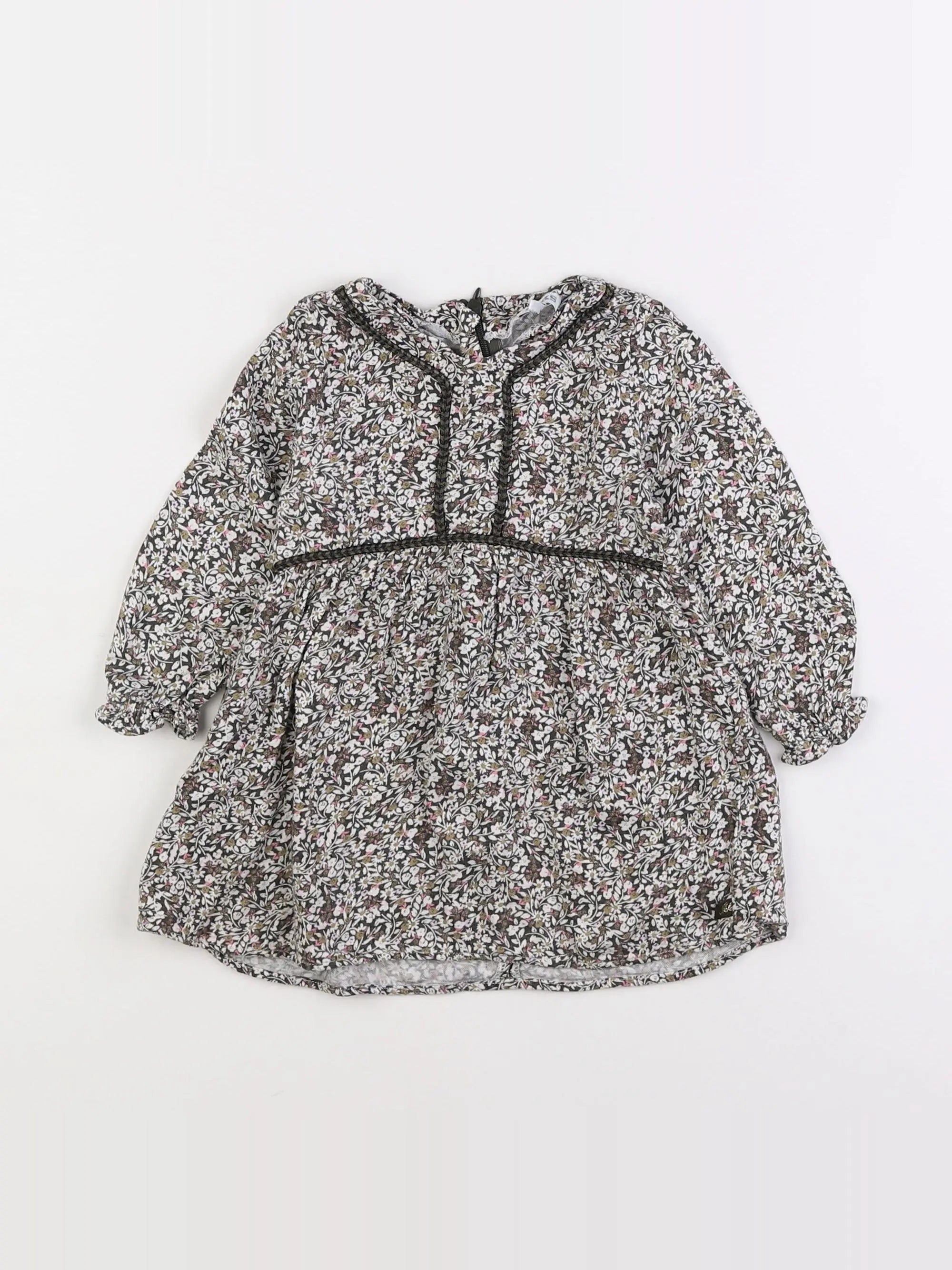 IKKS - robe marron - 18 mois