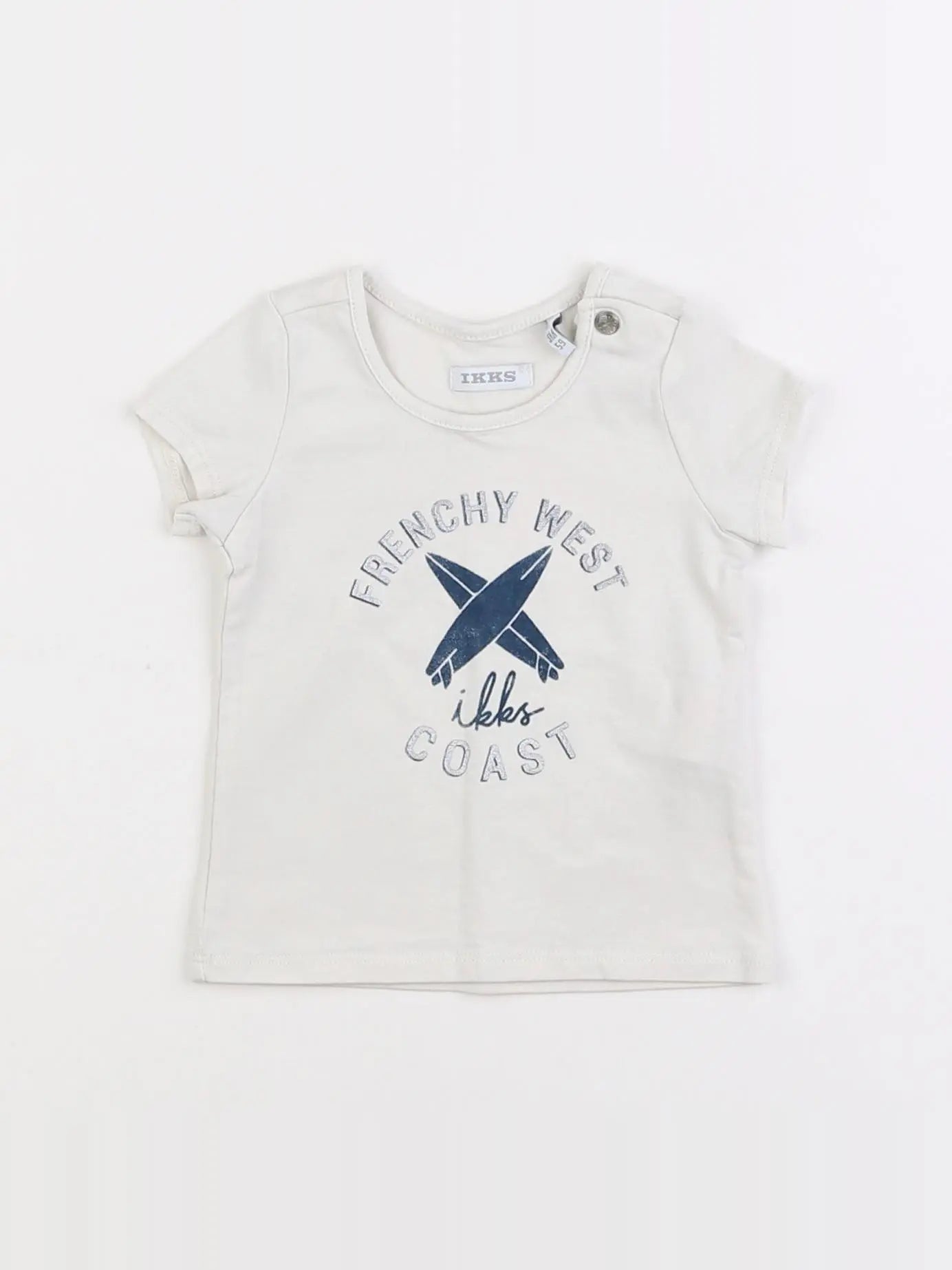 IKKS - tee-shirt bleu - 3 mois