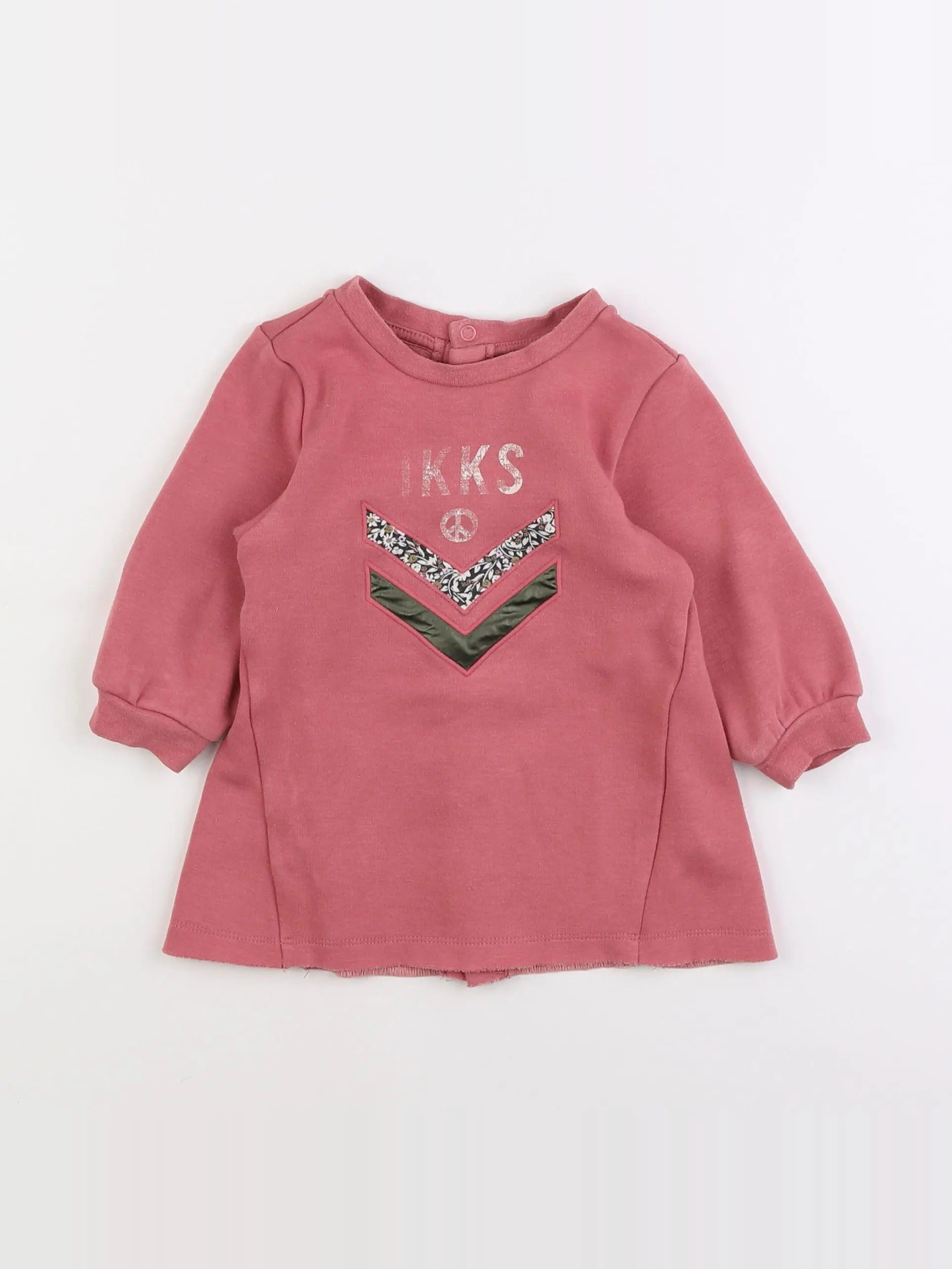 IKKS - robe rose - 12 mois
