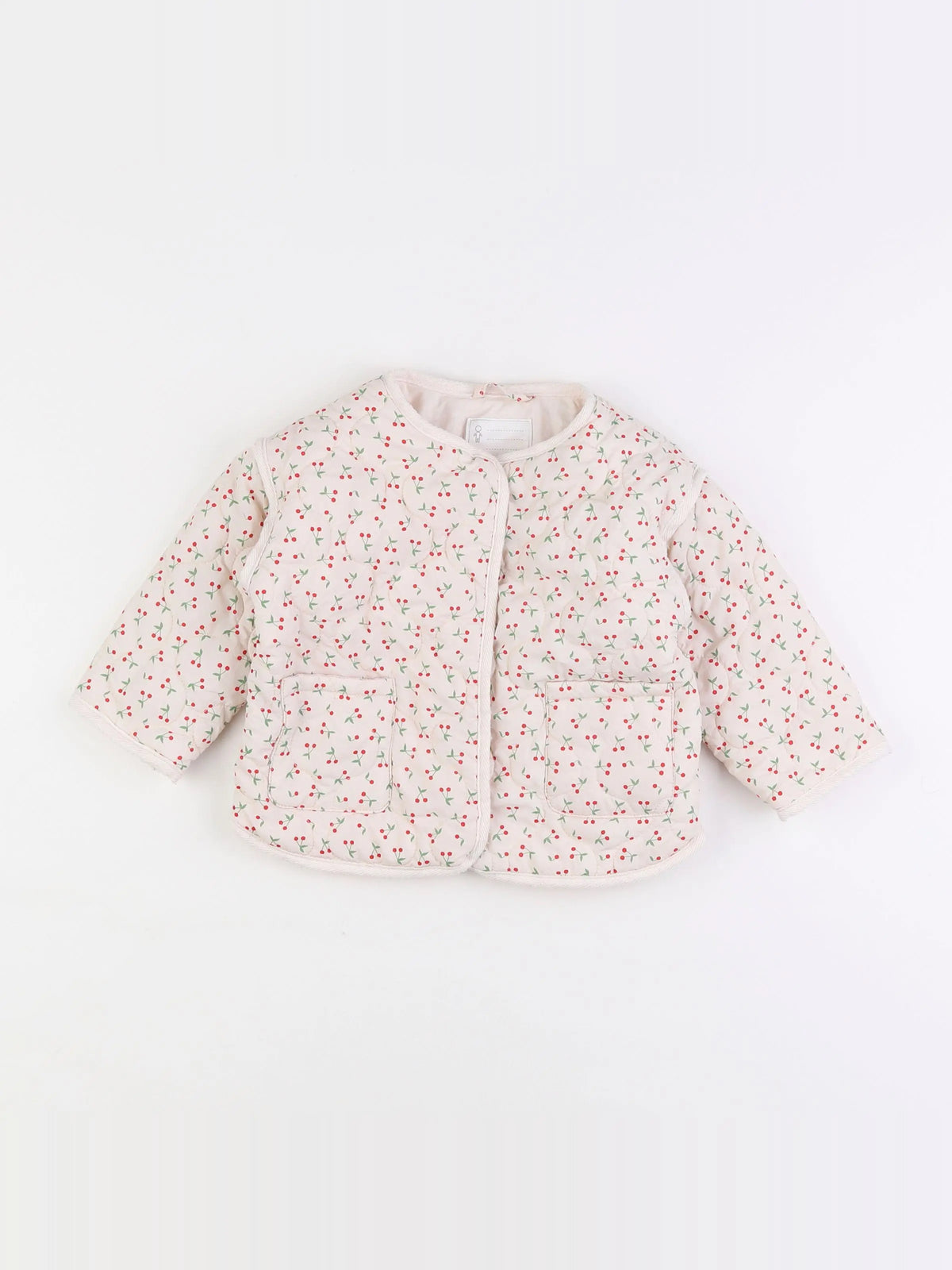 Vertbaudet - veste rose, vert - 18 mois