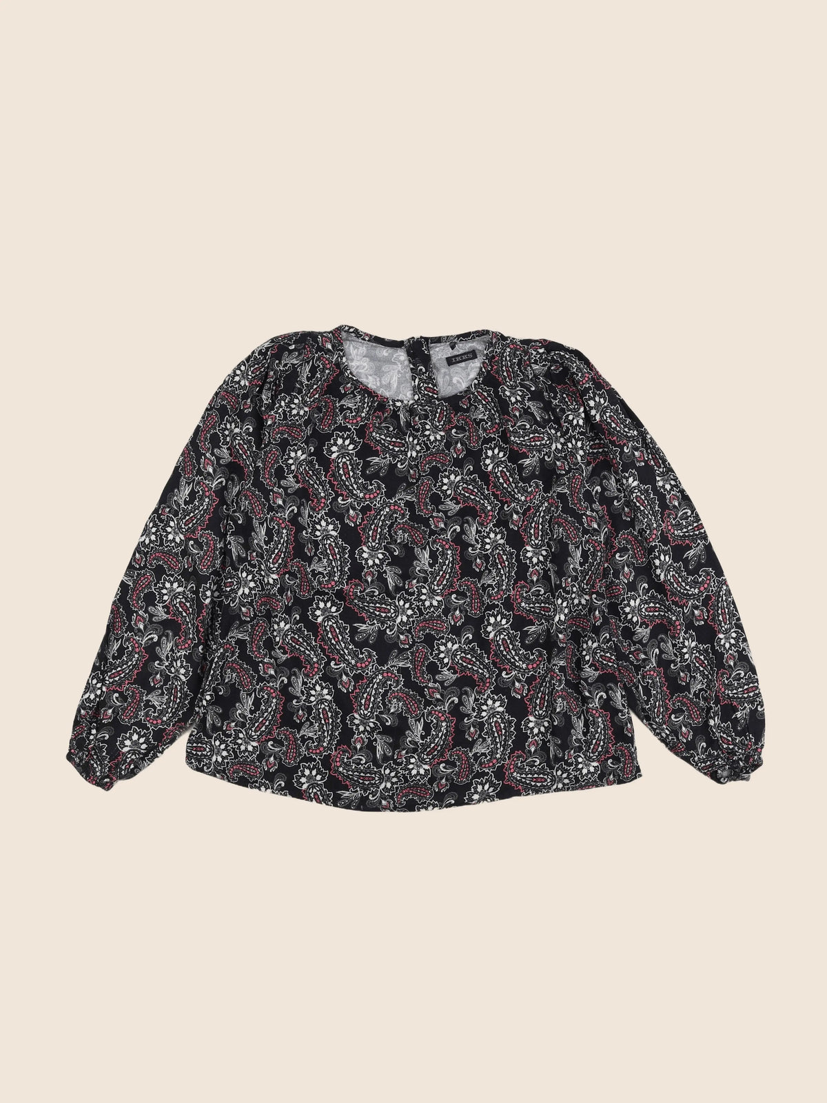 IKKS - blouse rose, noir - 10 ans