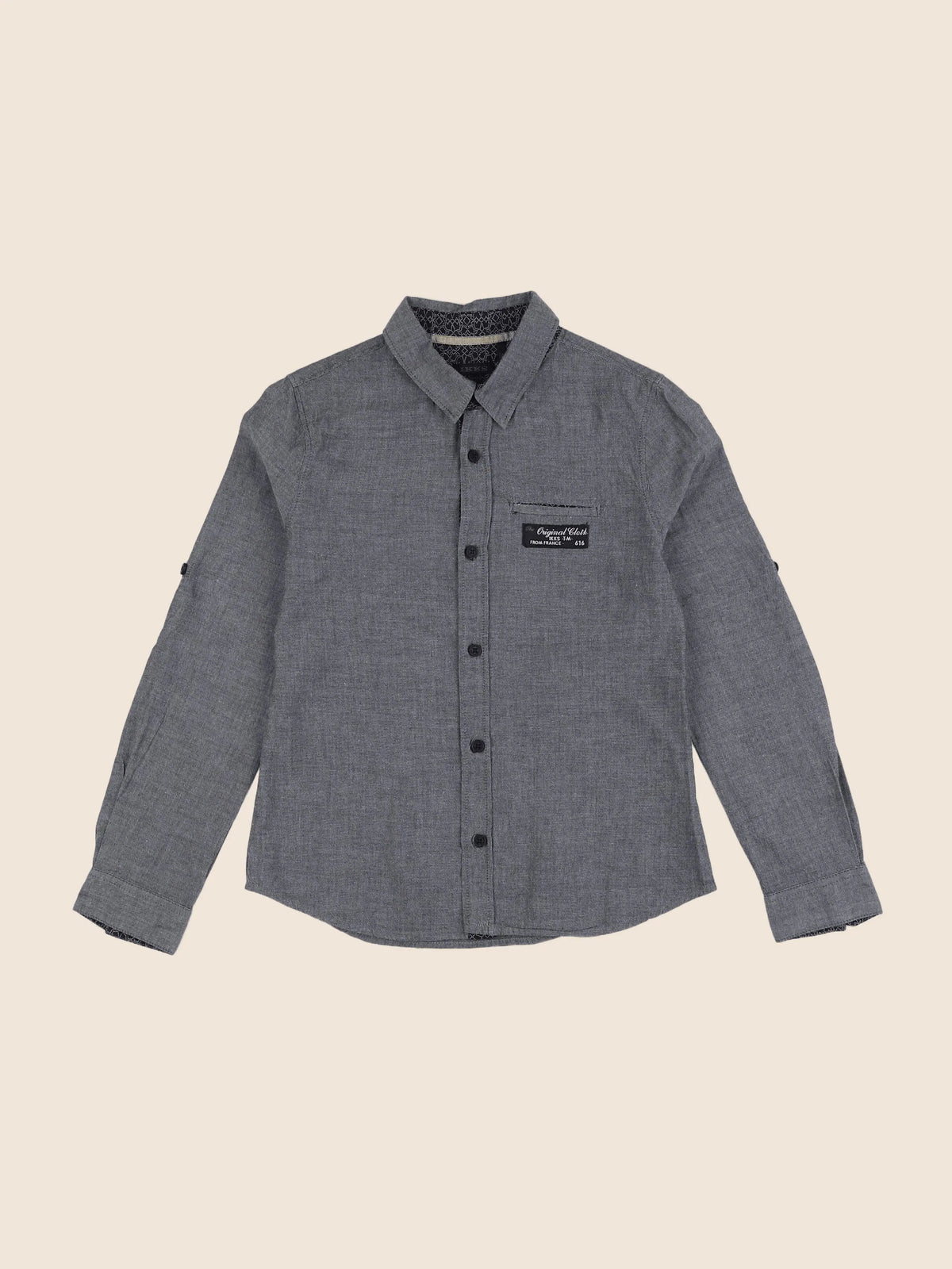 IKKS - chemise gris - 8 ans