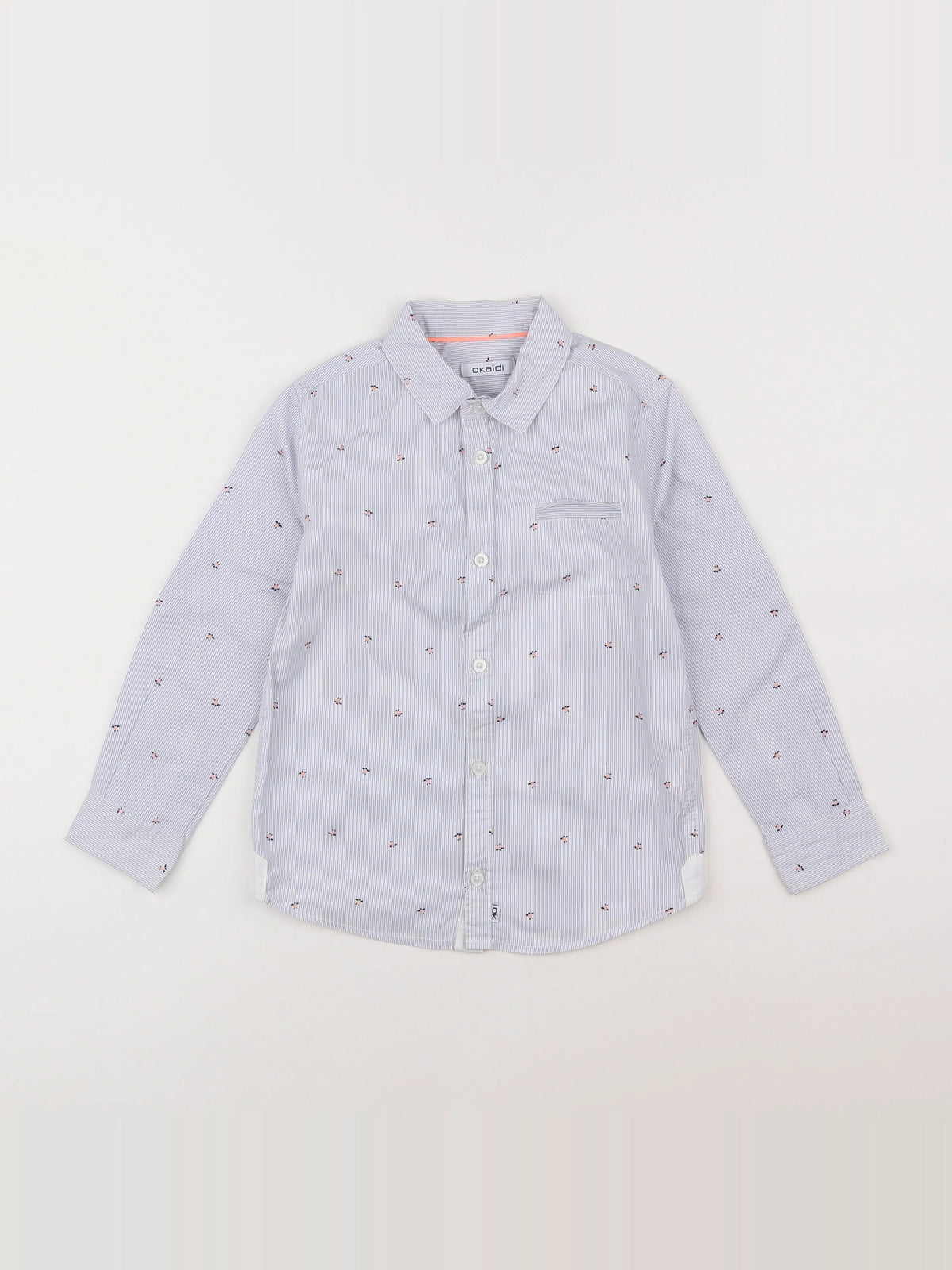 Okaidi - chemise bleu - 6 ans