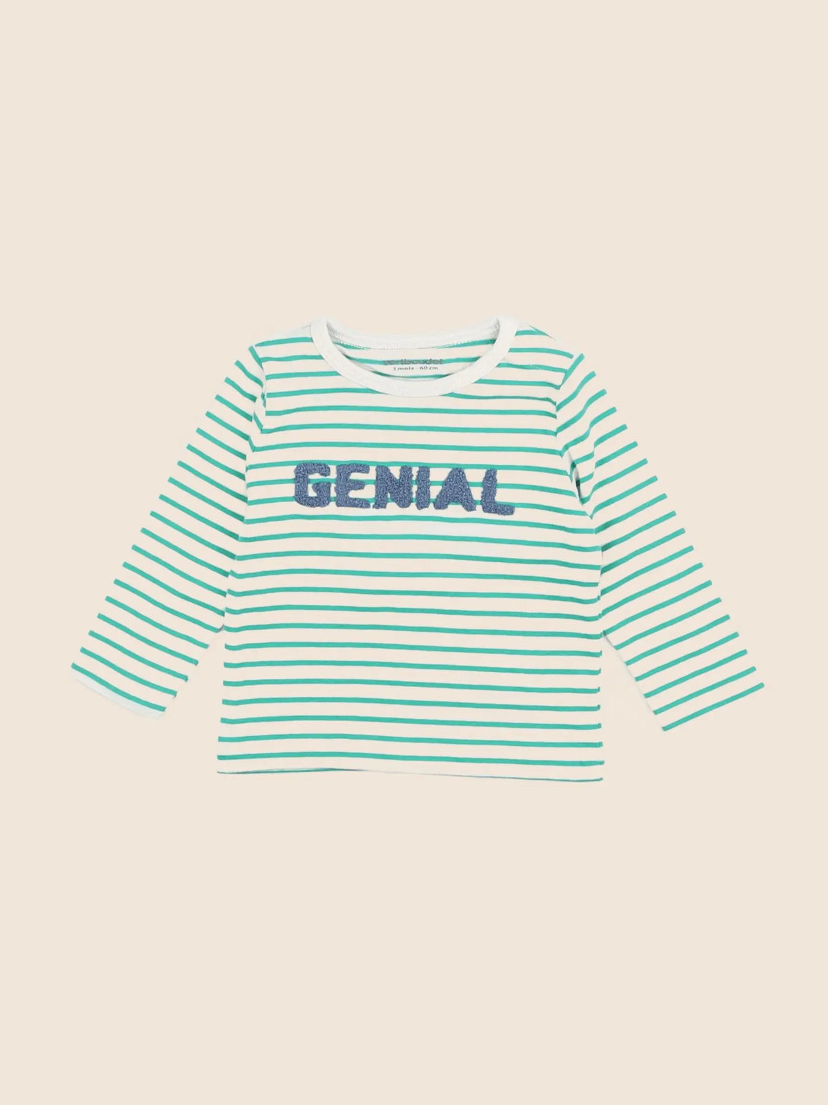 Vertbaudet - tee-shirt vert - 3 mois