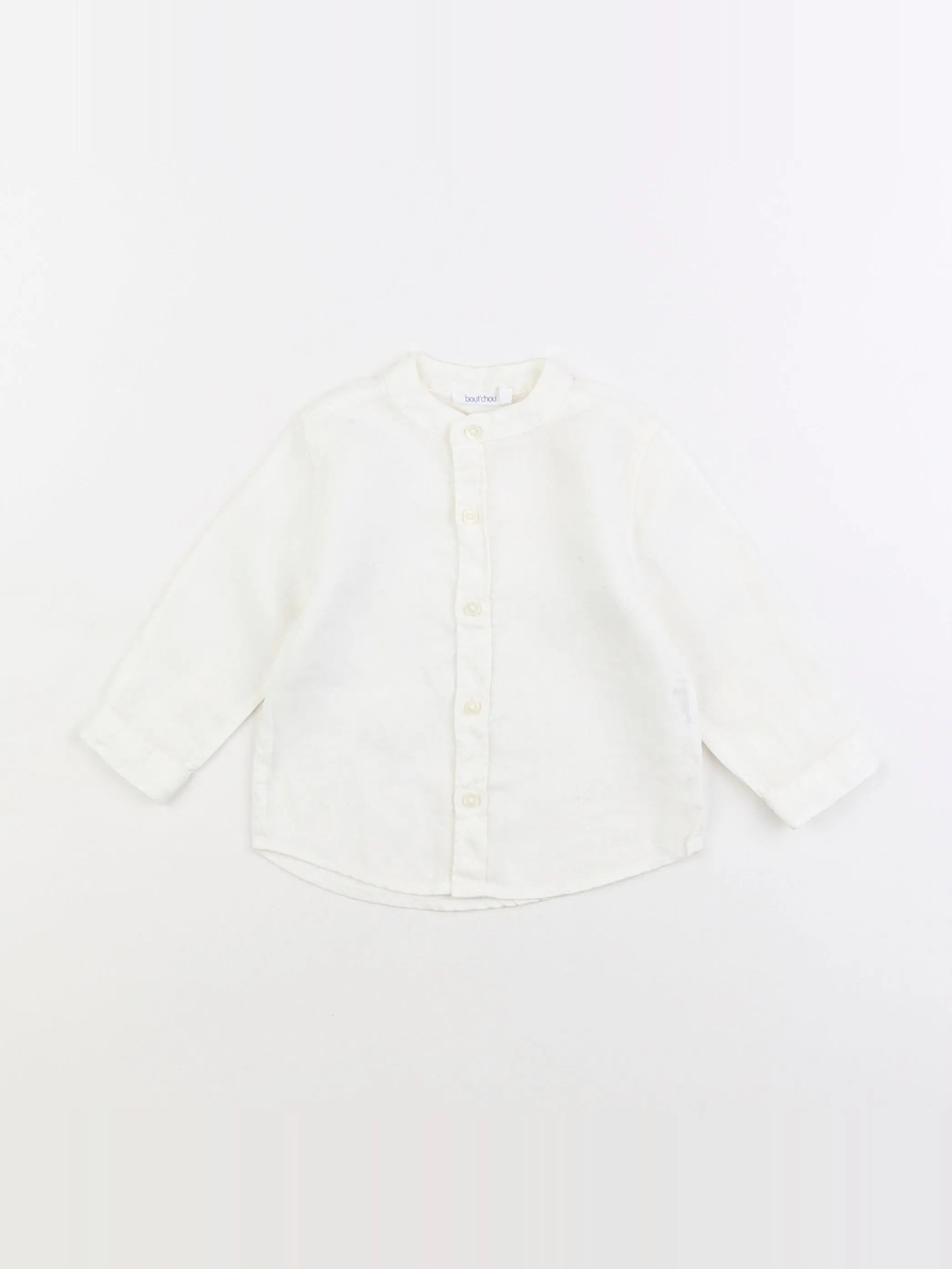 Boutchou - chemise blanc - 6 mois