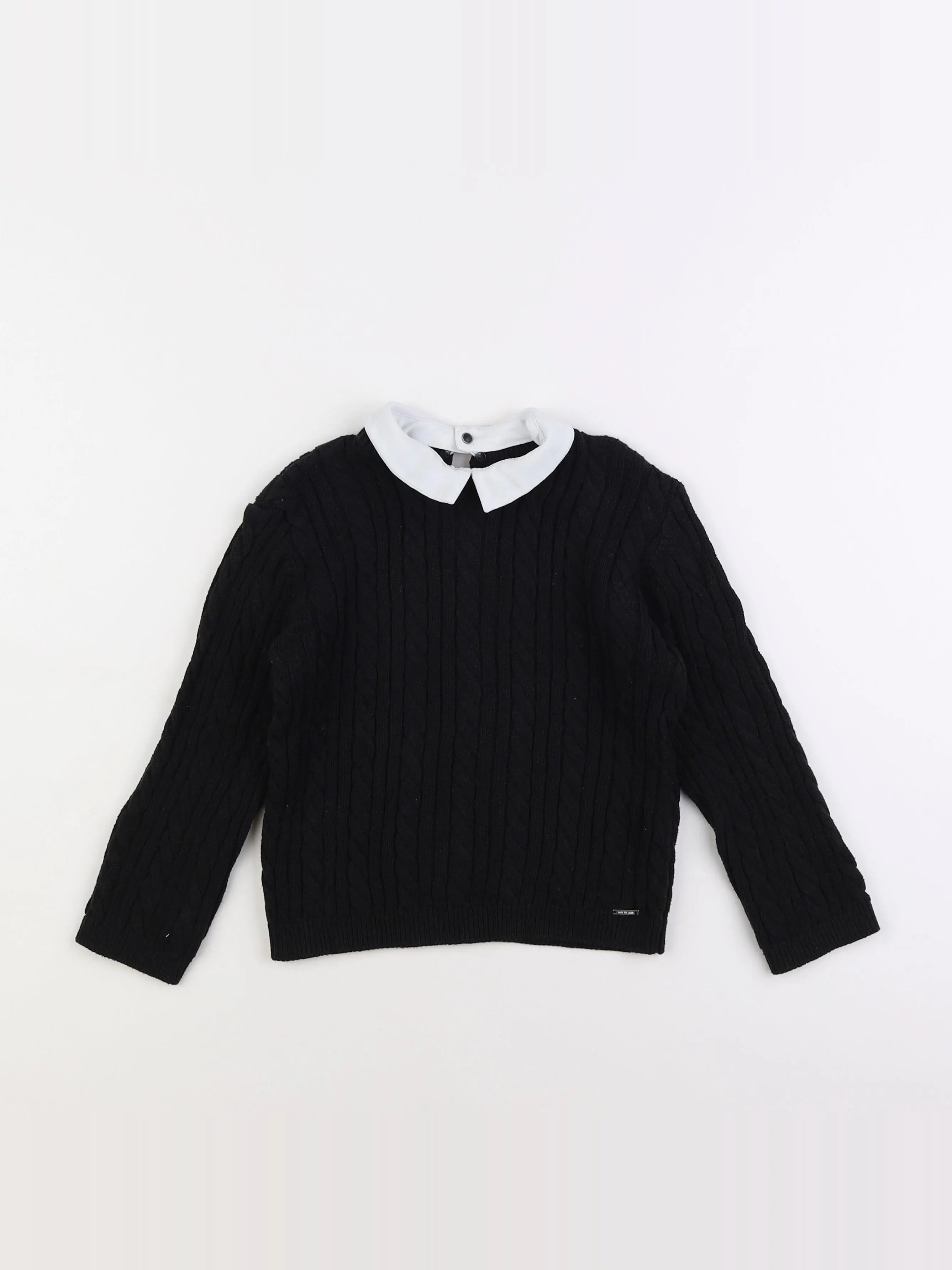 IKKS - pull noir - 10 ans