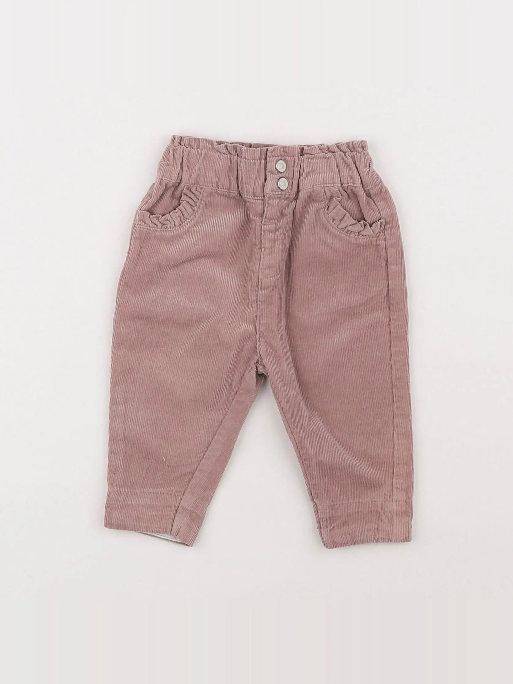 Vertbaudet - pantalon rose - 3 mois