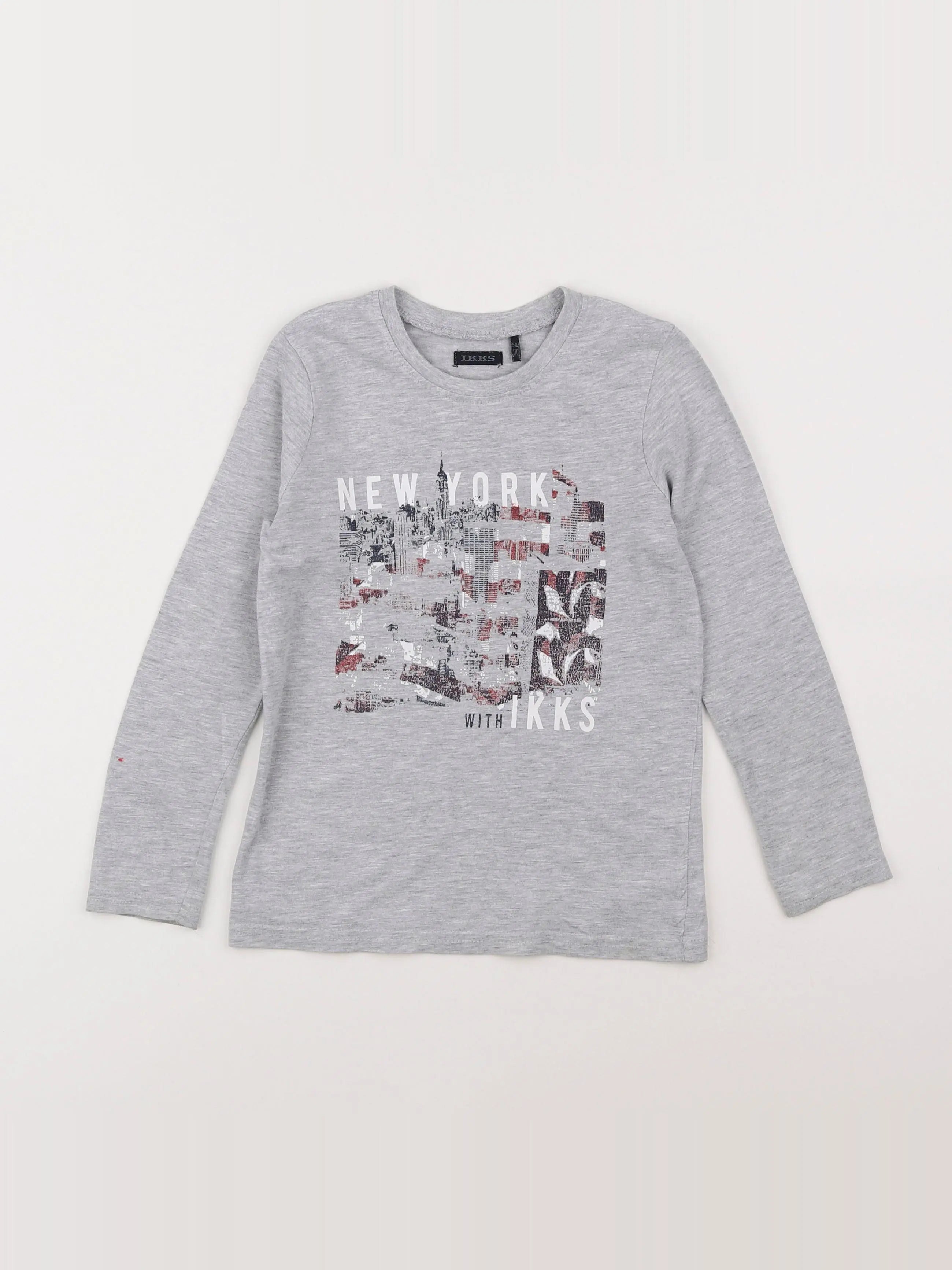 IKKS - tee-shirt gris - 5 ans