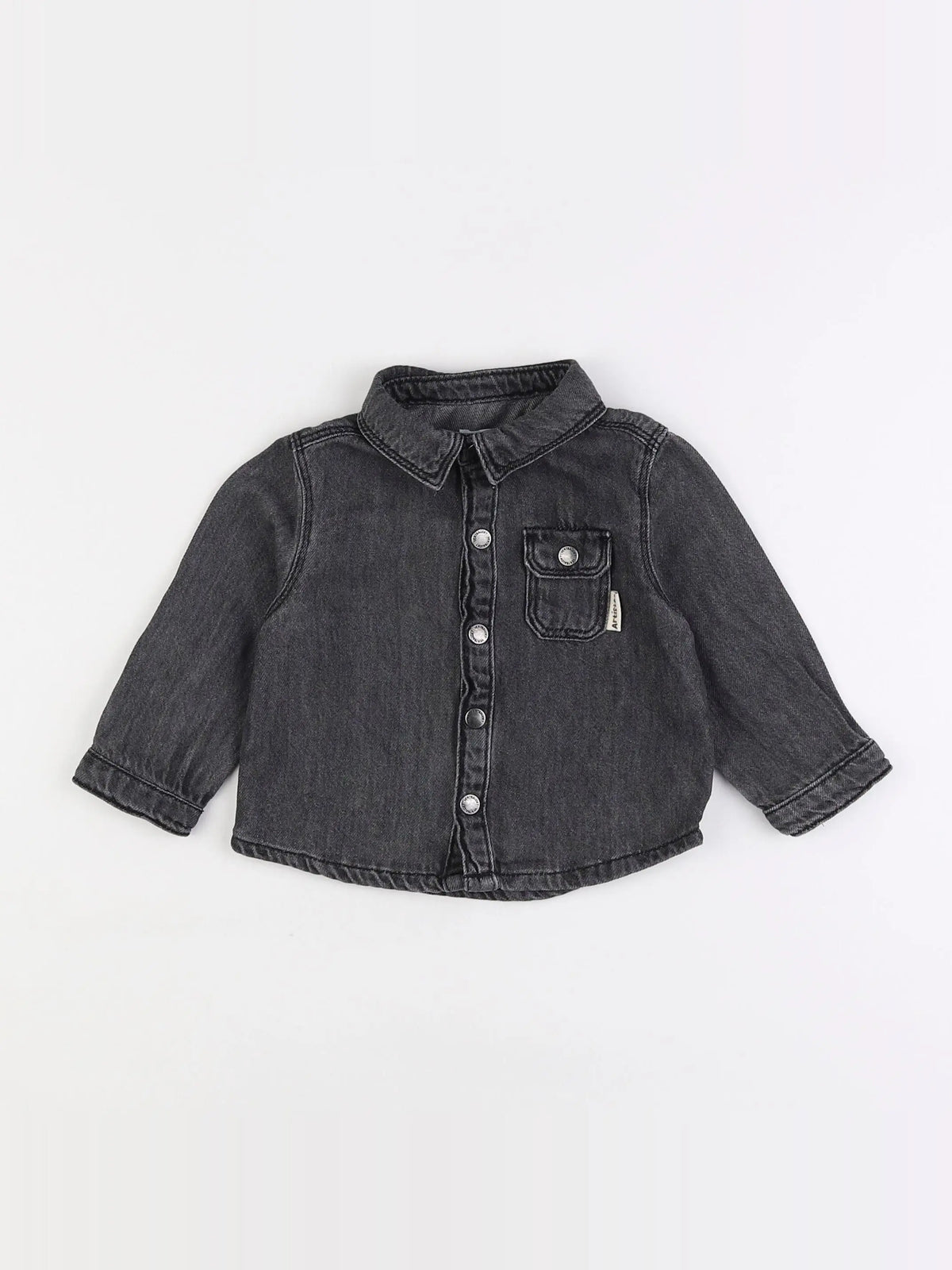 Vertbaudet - veste gris - 12 mois