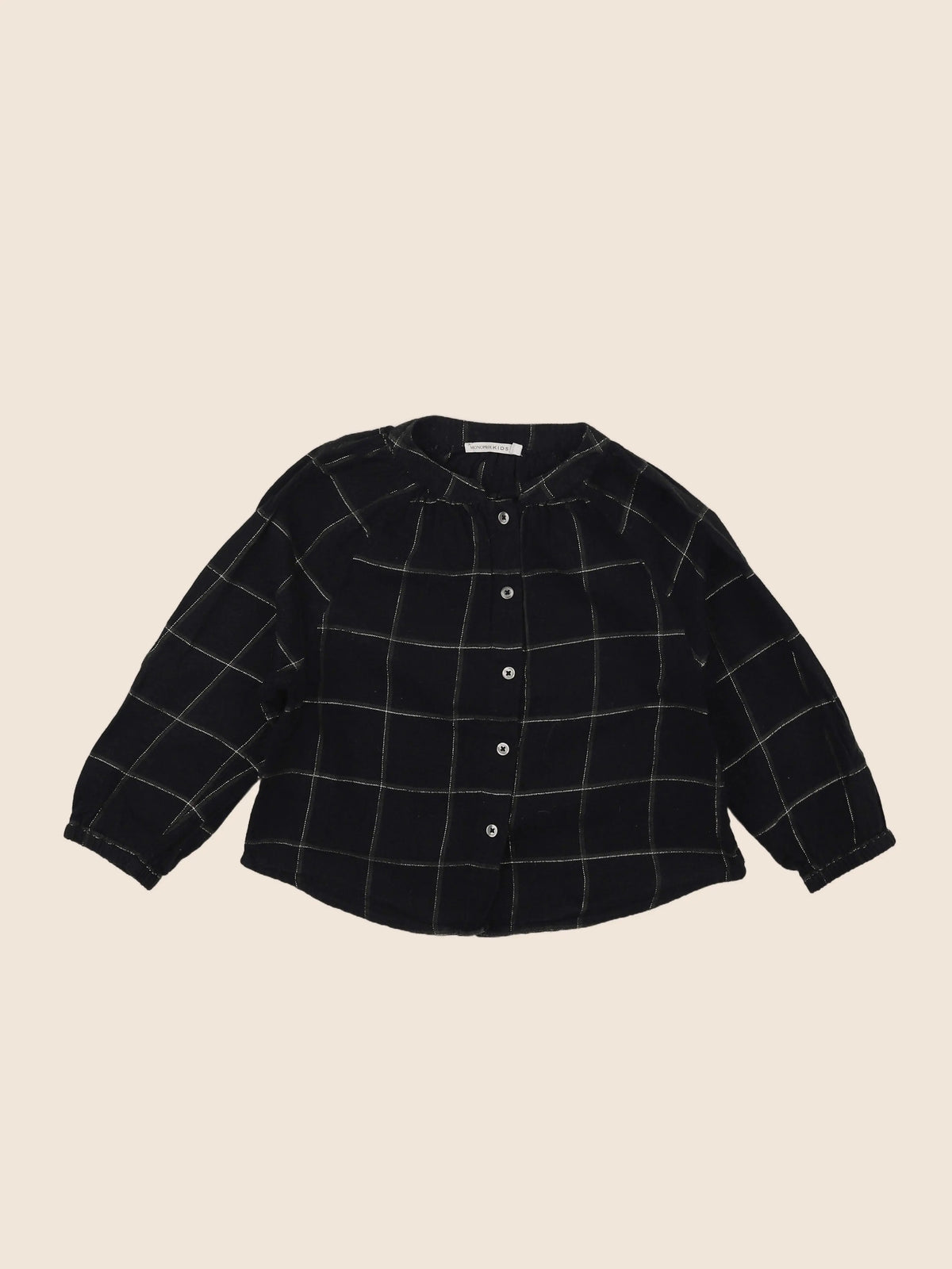 Monoprix - blouse noir, or - 5 ans