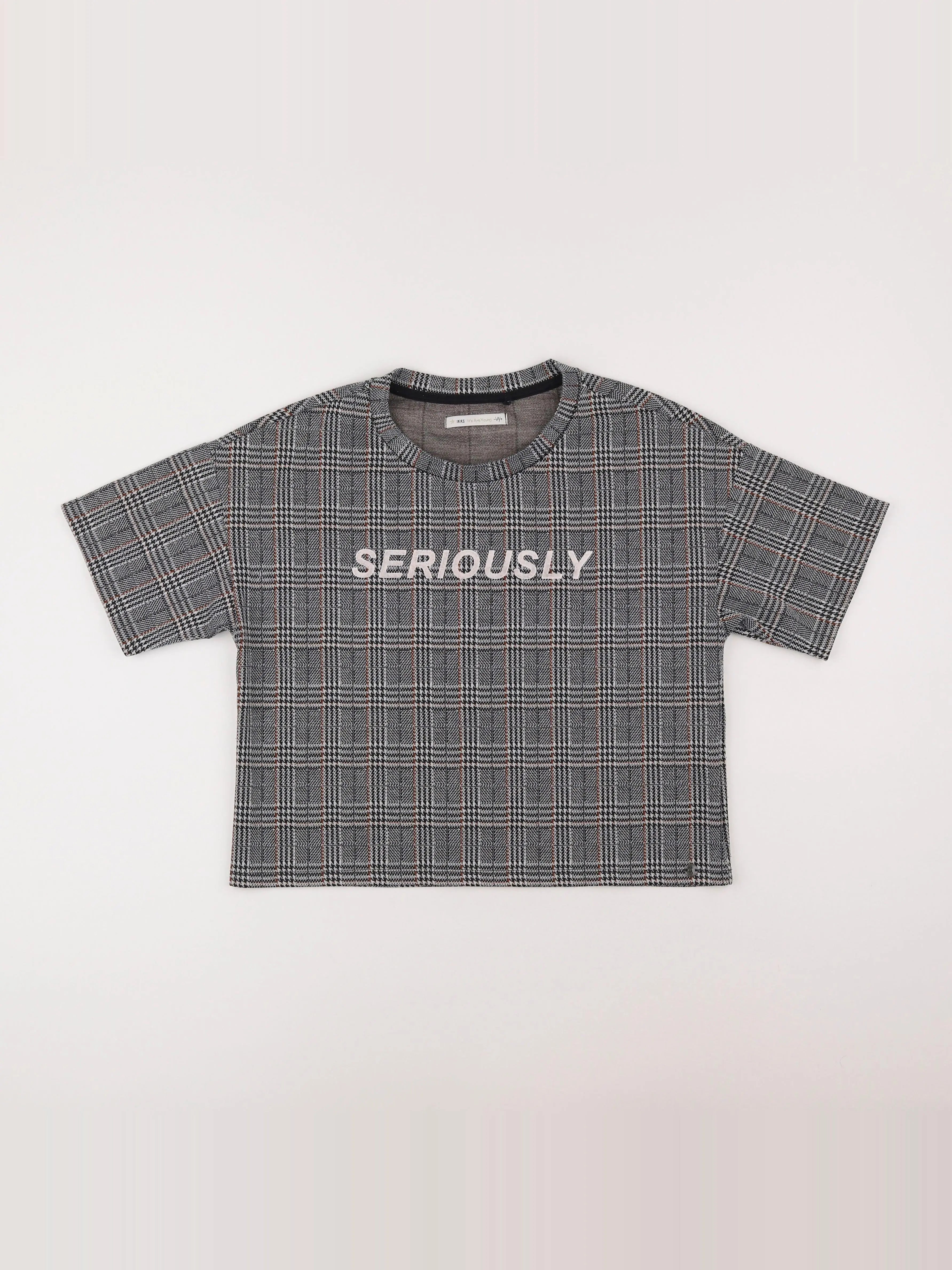 IKKS - tee-shirt gris - 14 ans