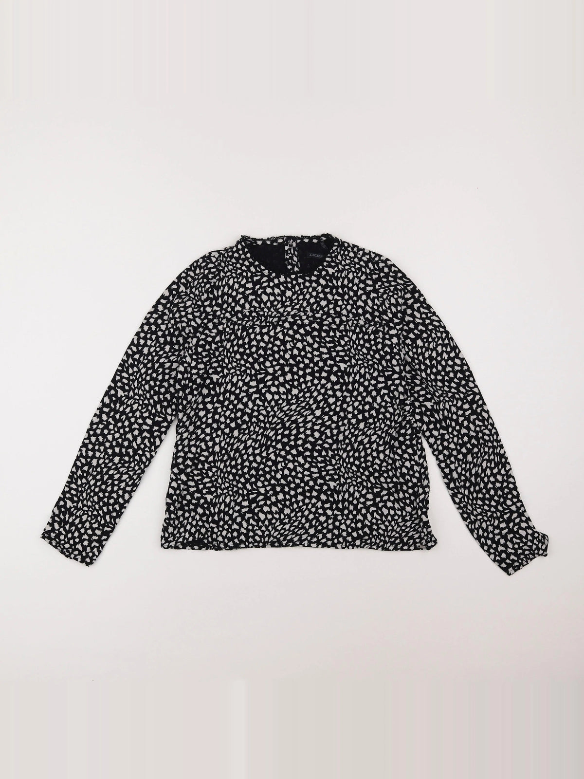 IKKS - blouse blanc, noir - 12 ans
