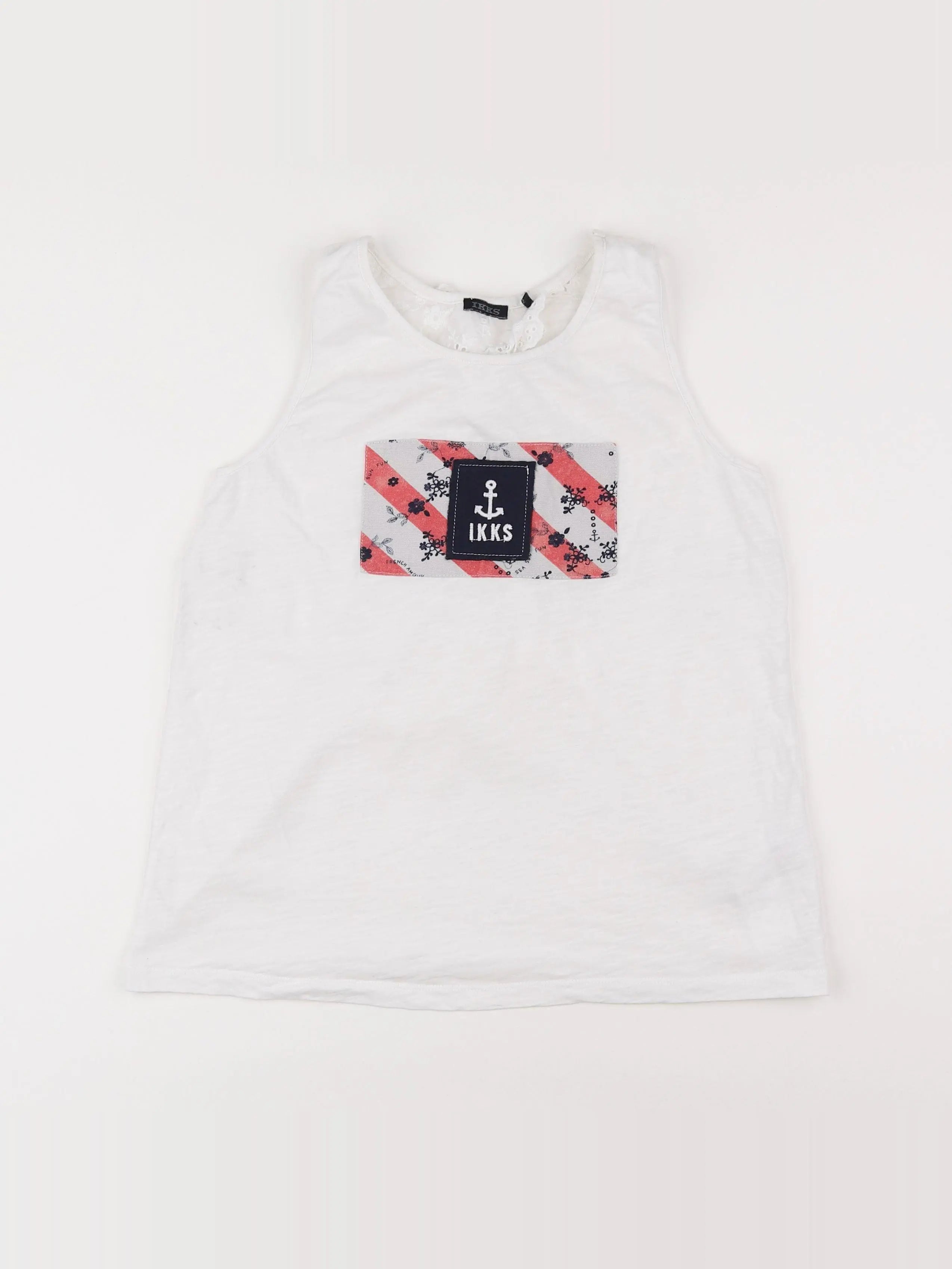 IKKS - débardeur blanc - 12 ans