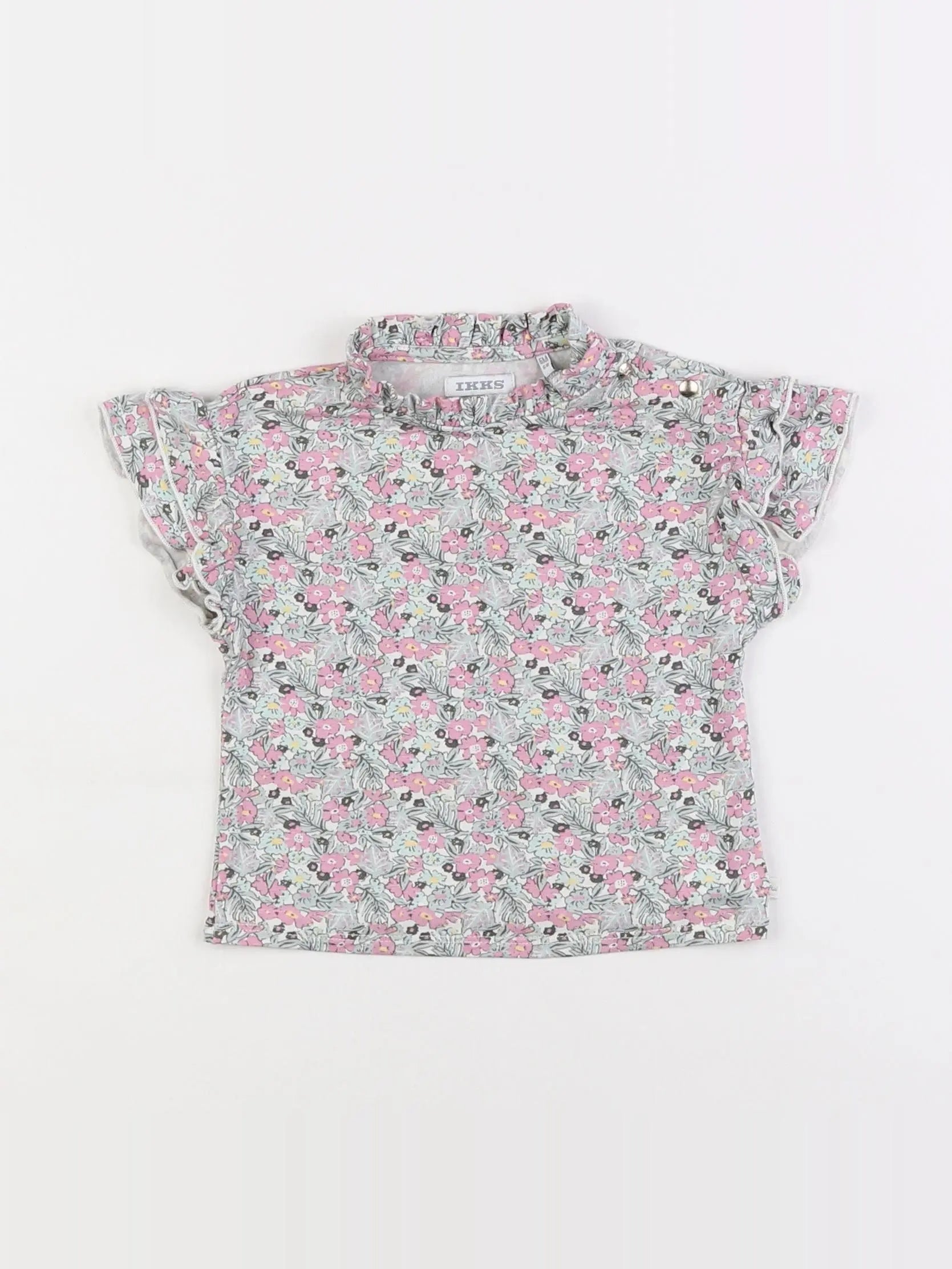 IKKS - blouse rose - 6 mois