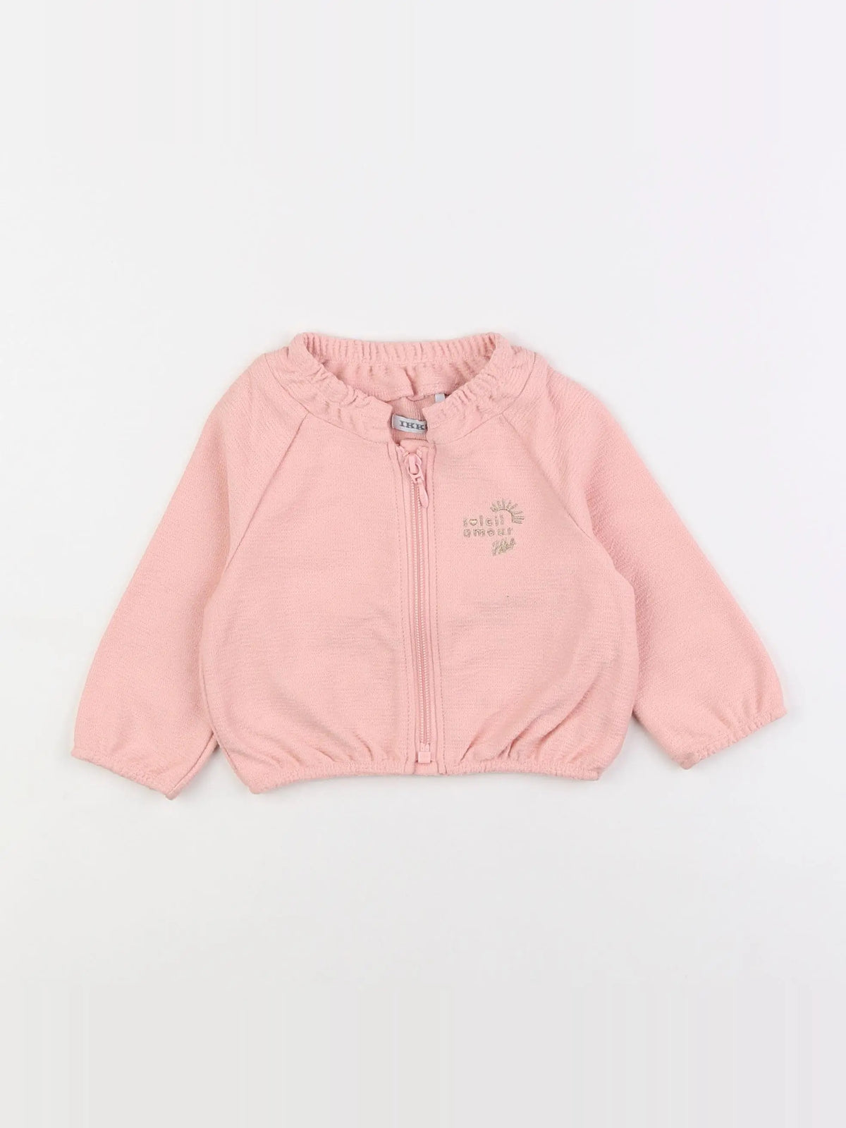 IKKS - sweat rose - 6 mois