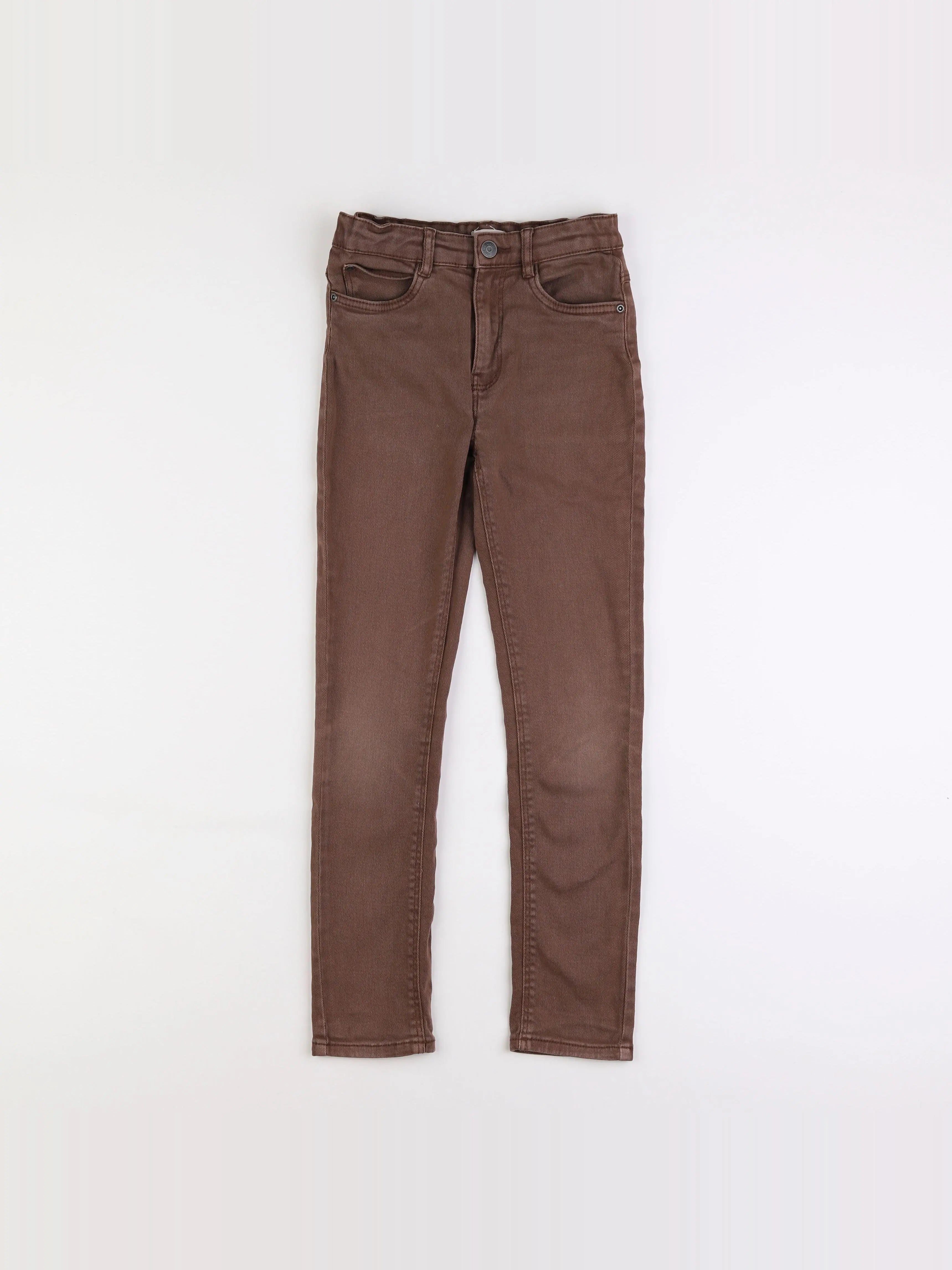 Vertbaudet - jean marron - 10 ans