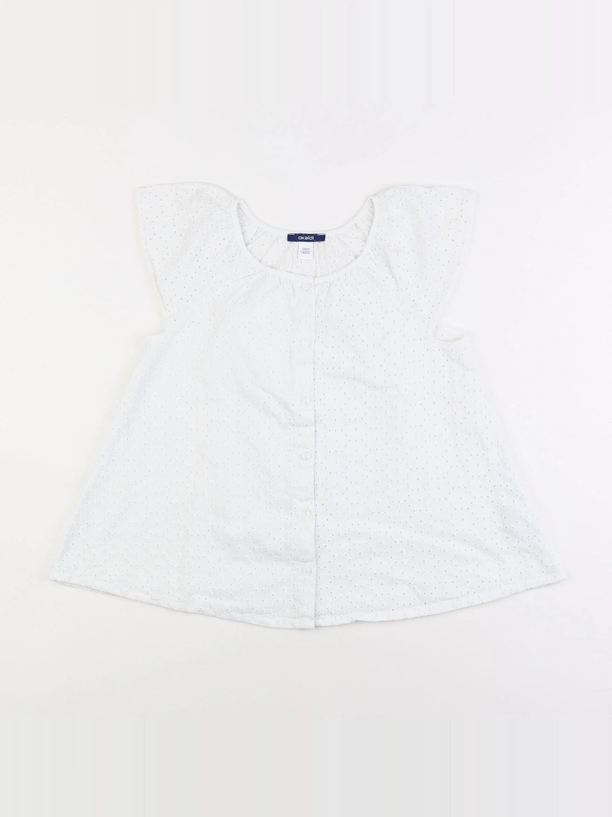 Okaidi - blouse blanc - 10 ans
