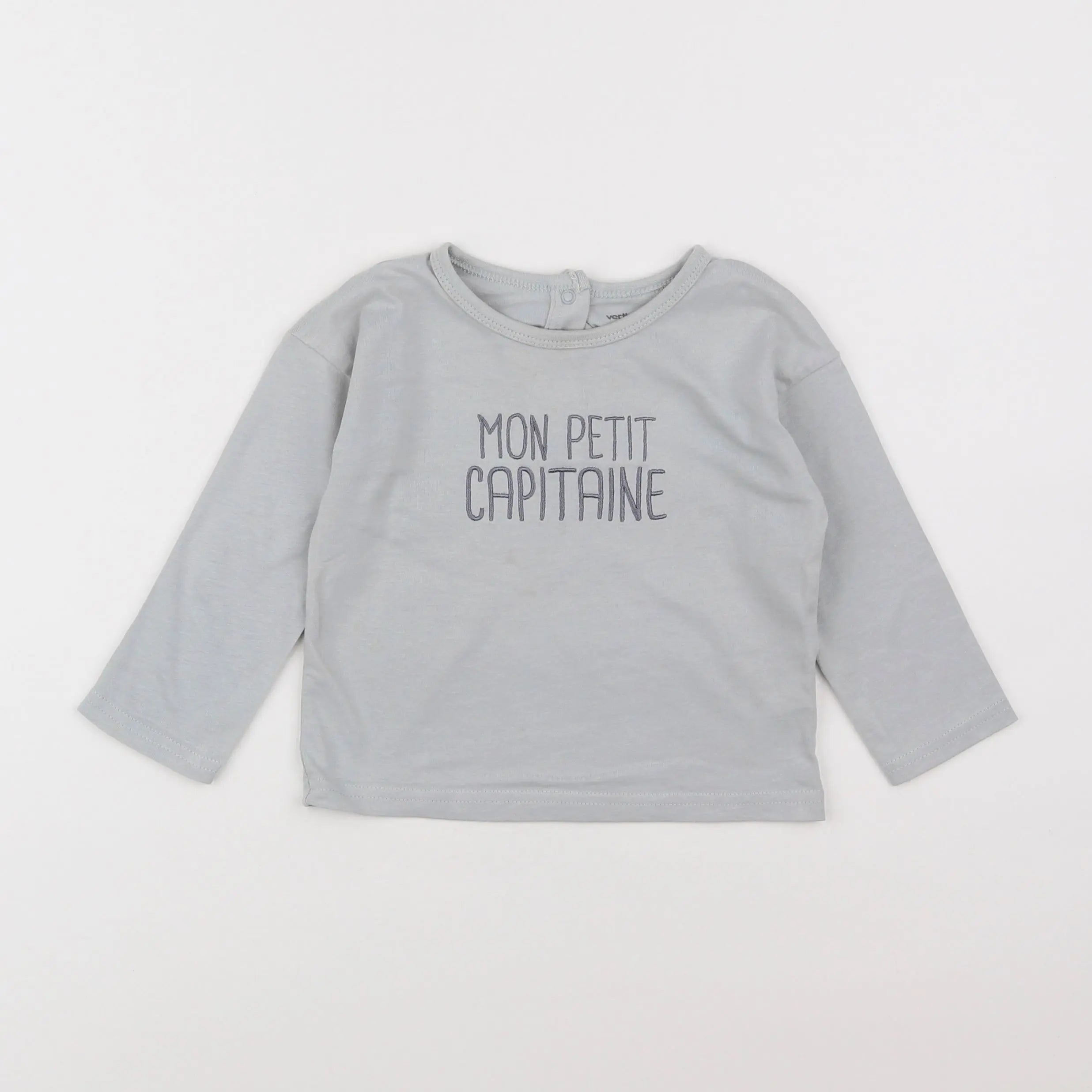 Vertbaudet - tee-shirt gris - 18 mois