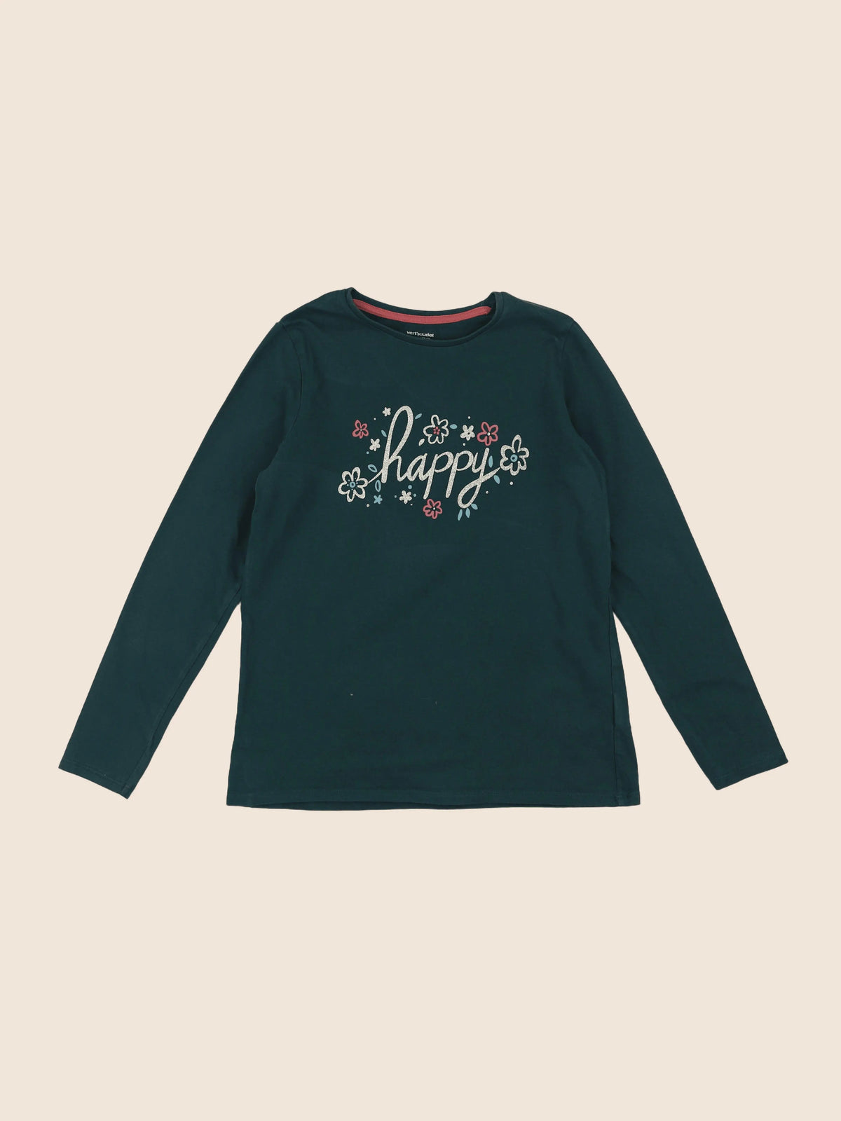 Vertbaudet - tee-shirt vert - 12 ans