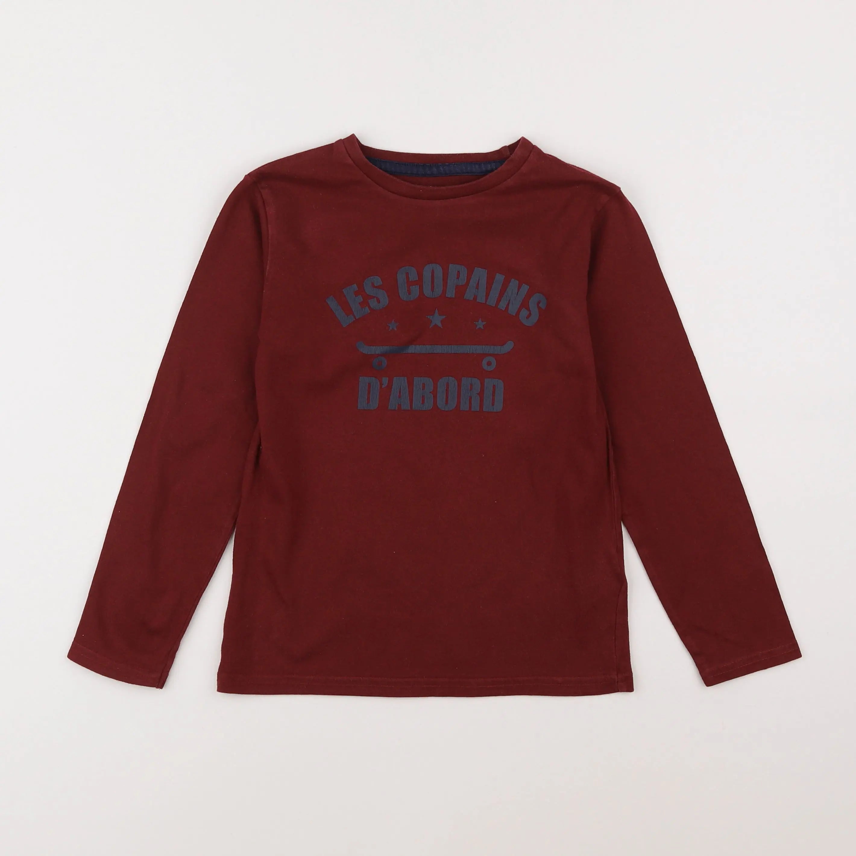 Vertbaudet - tee-shirt rouge - 8 ans