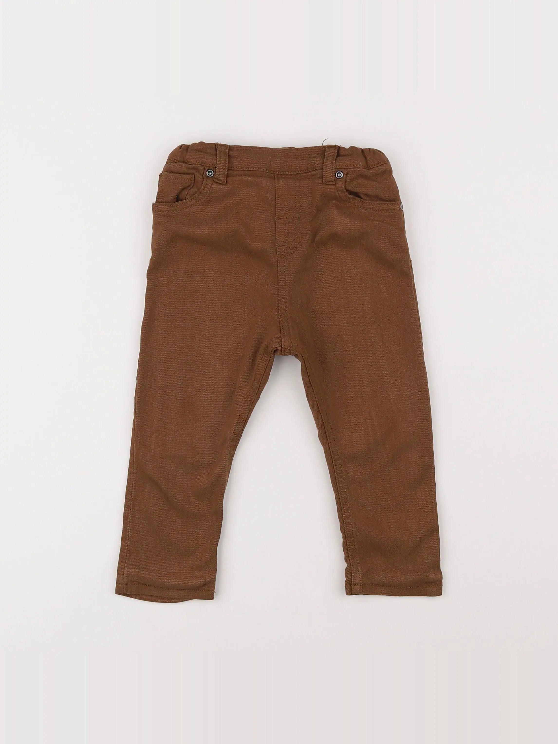 H&M - jean marron - 12/18 mois