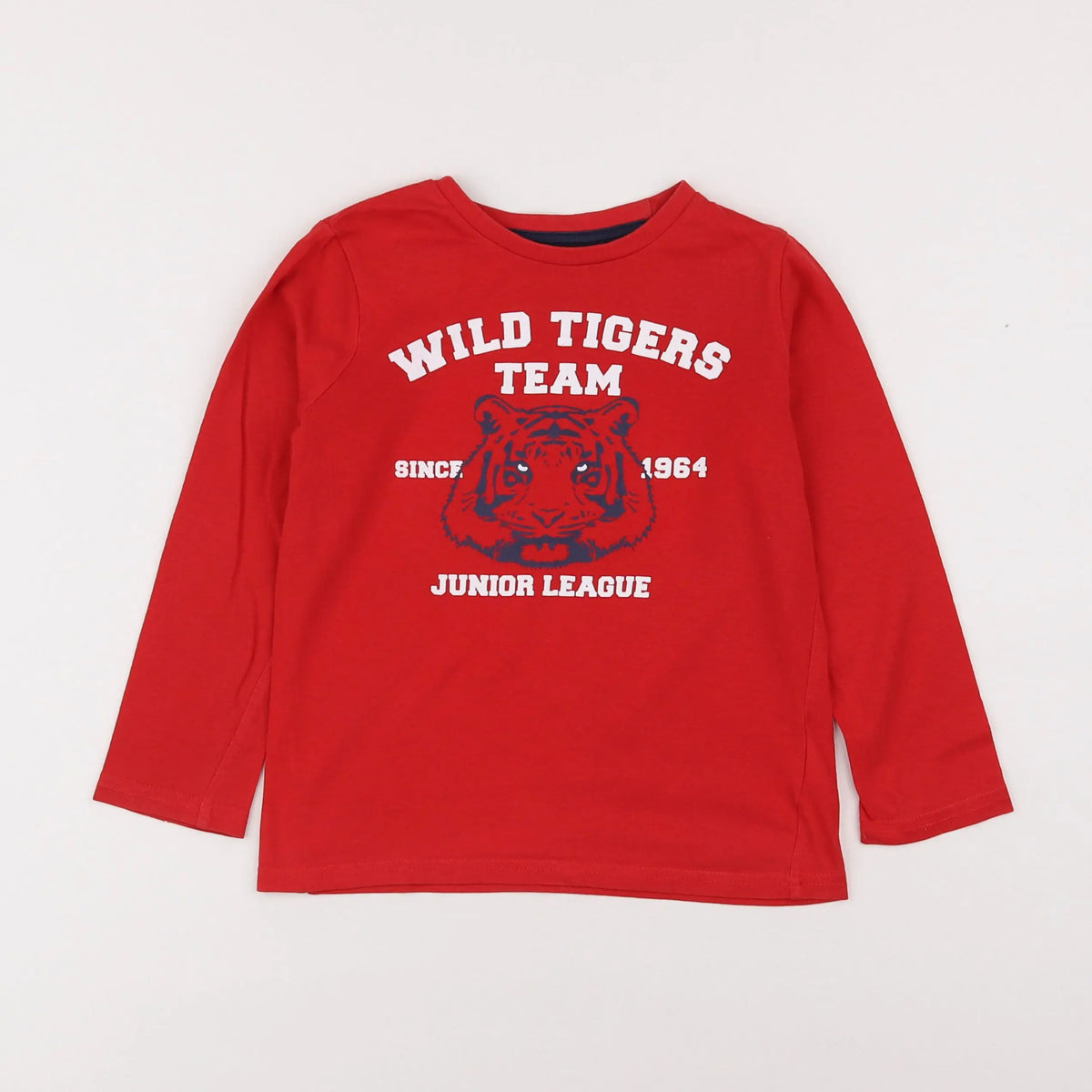 Vertbaudet - tee-shirt rouge - 5 ans