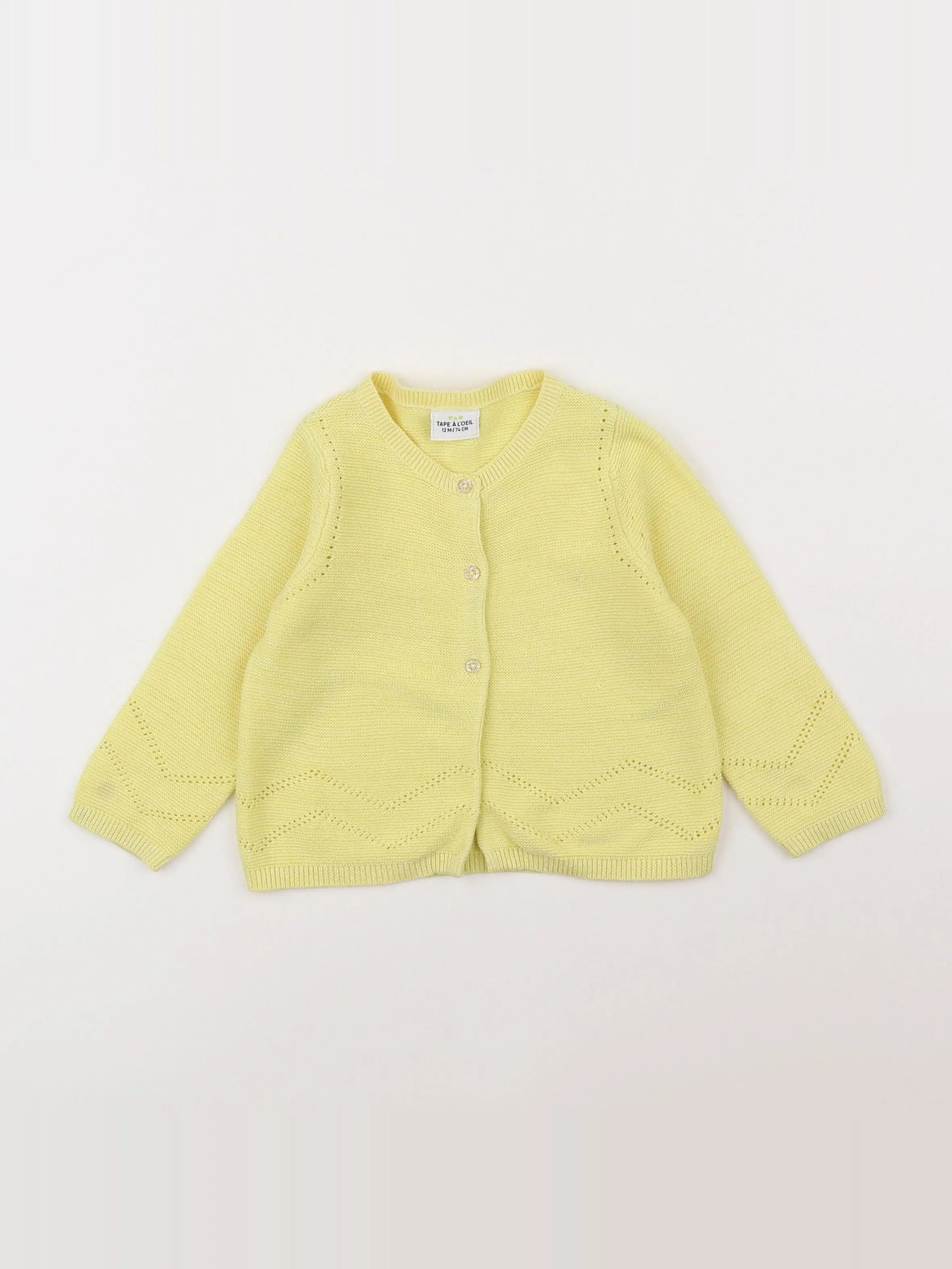 Tape à l'oeil - gilet jaune - 12 mois
