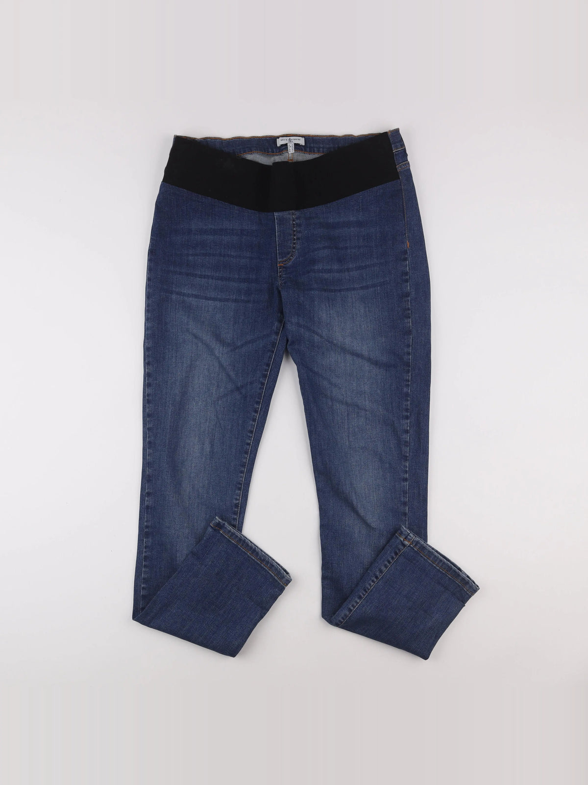 Envie de fraise - jean grossesse bleu - 42 à 44