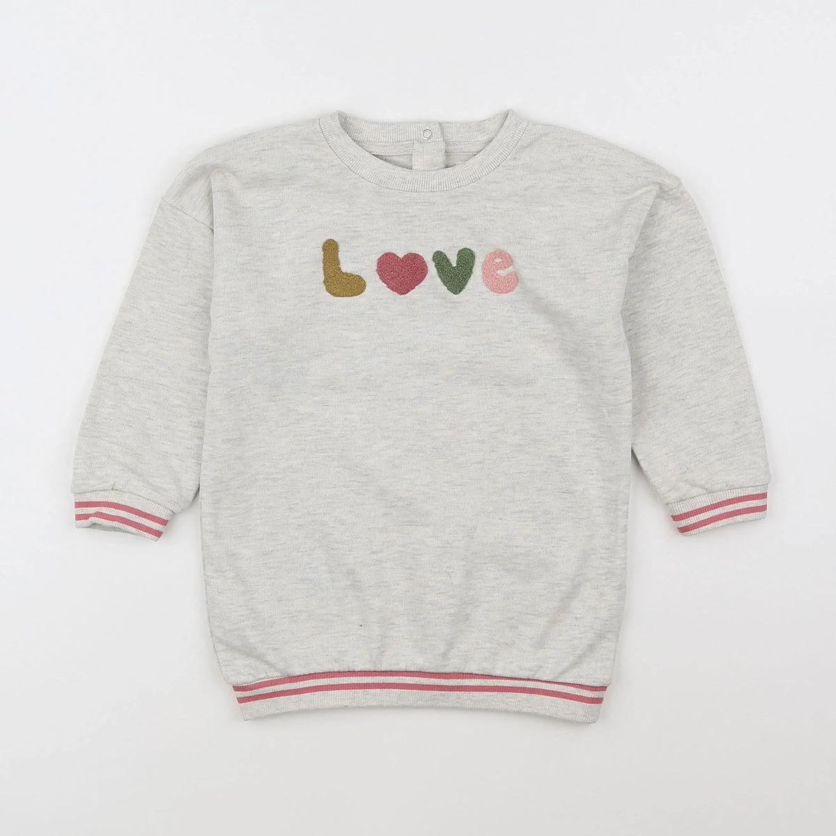Vertbaudet - robe gris - 3 ans