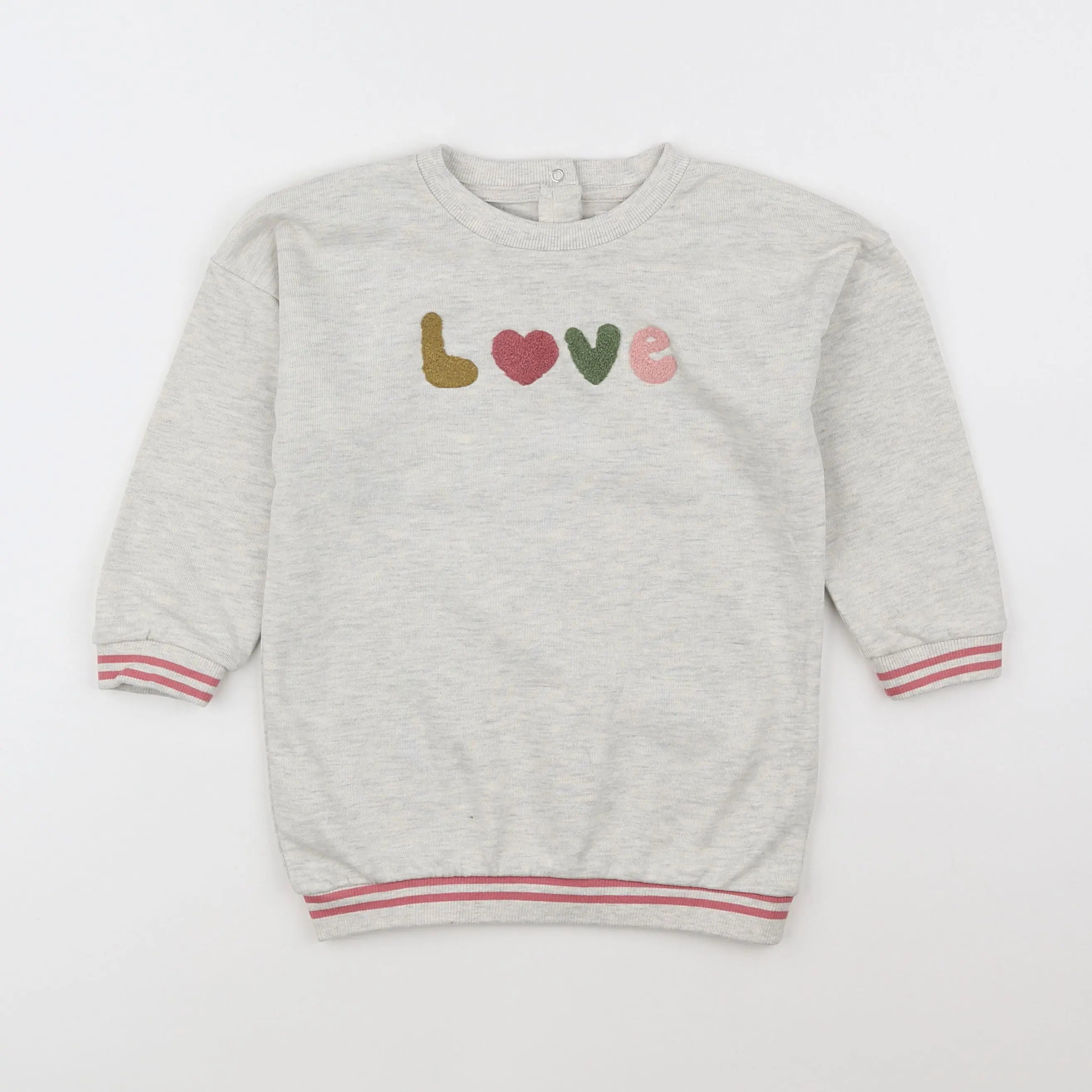 Vertbaudet - robe gris - 3 ans