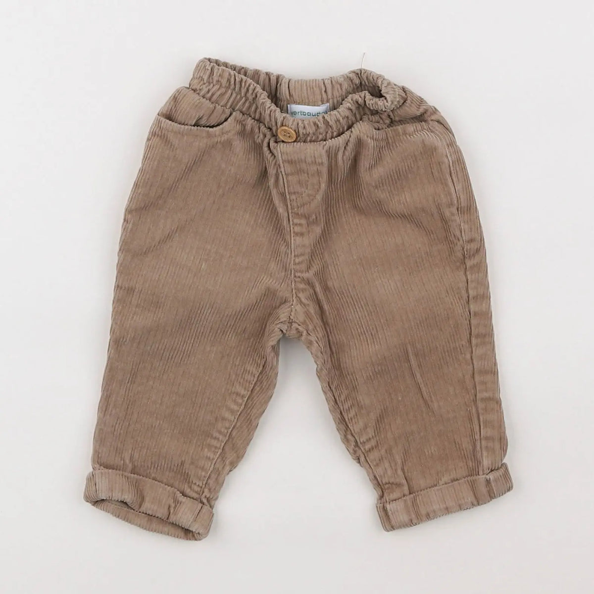 Vertbaudet - pantalon marron - 3 mois