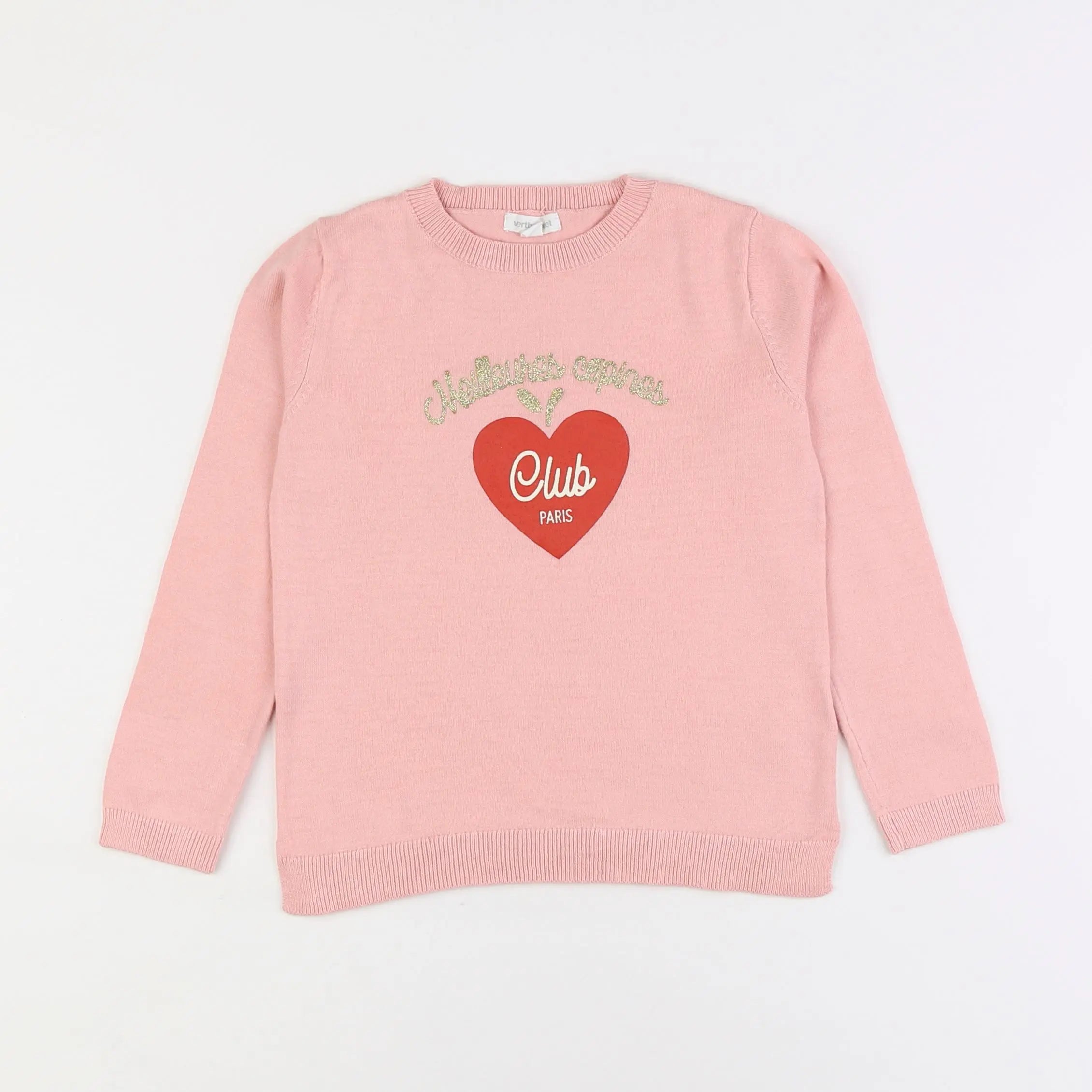 Vertbaudet - pull rose - 5 ans