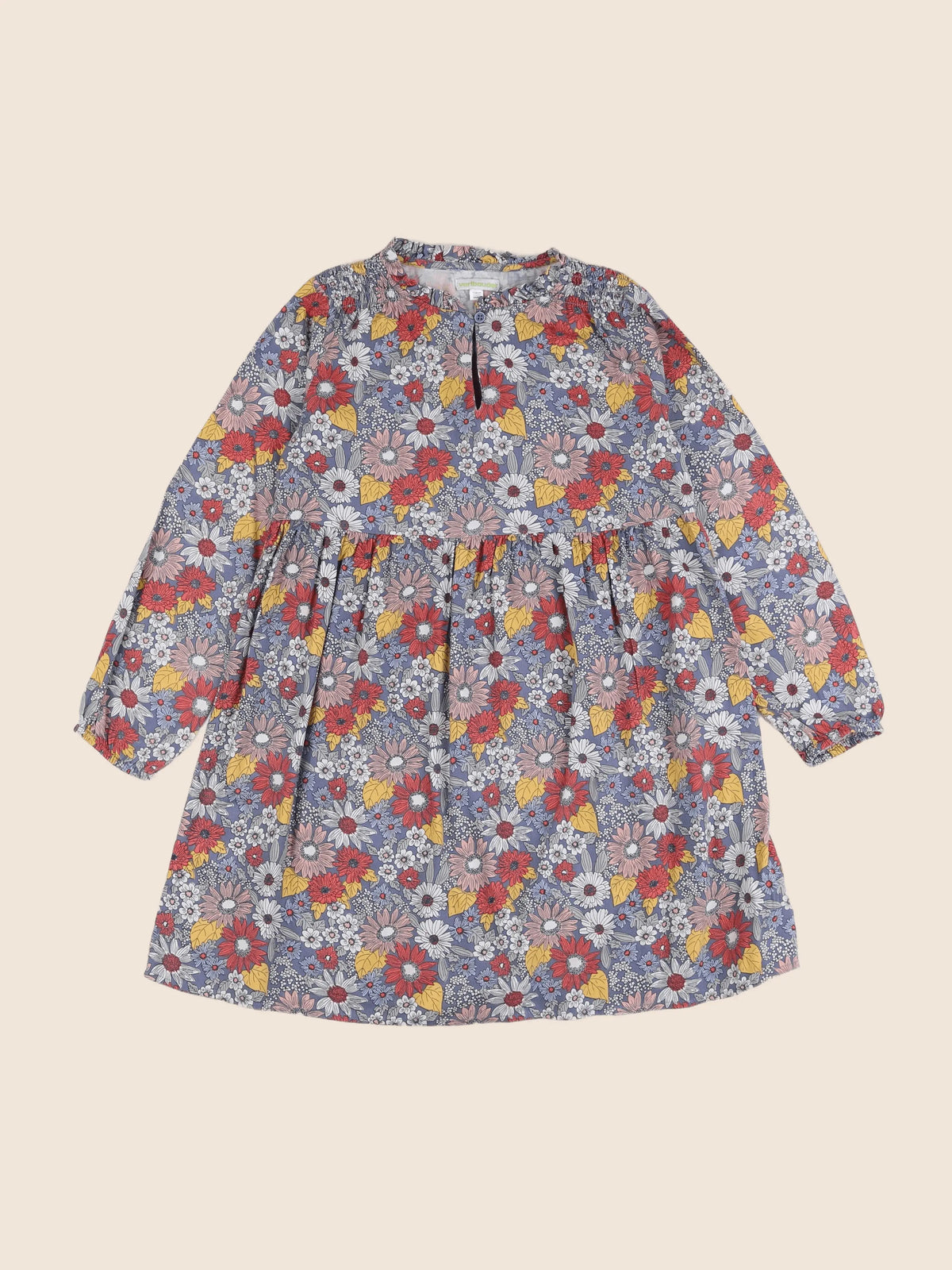 Vertbaudet - robe multicolore - 9 ans