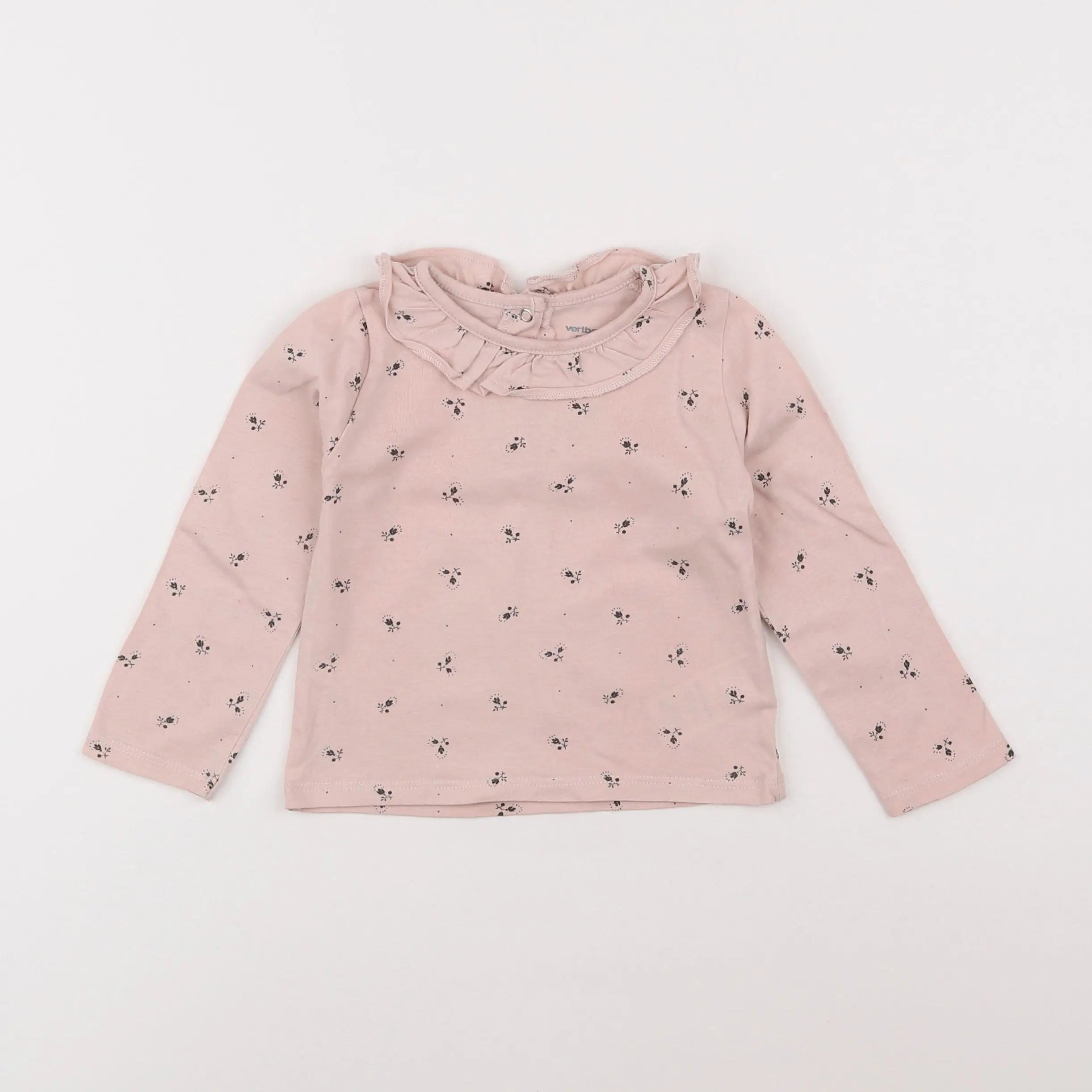 Vertbaudet - tee-shirt rose - 18 mois