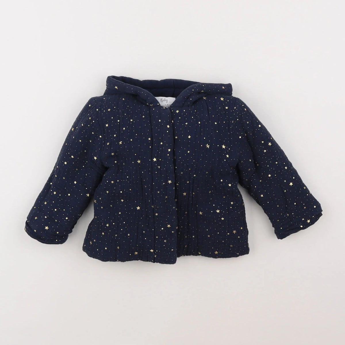 Vertbaudet - veste bleu - 9 mois