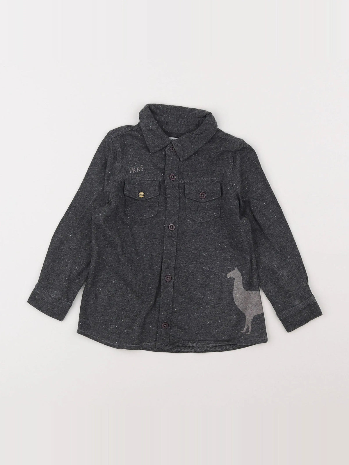 IKKS - chemise gris - 18 mois