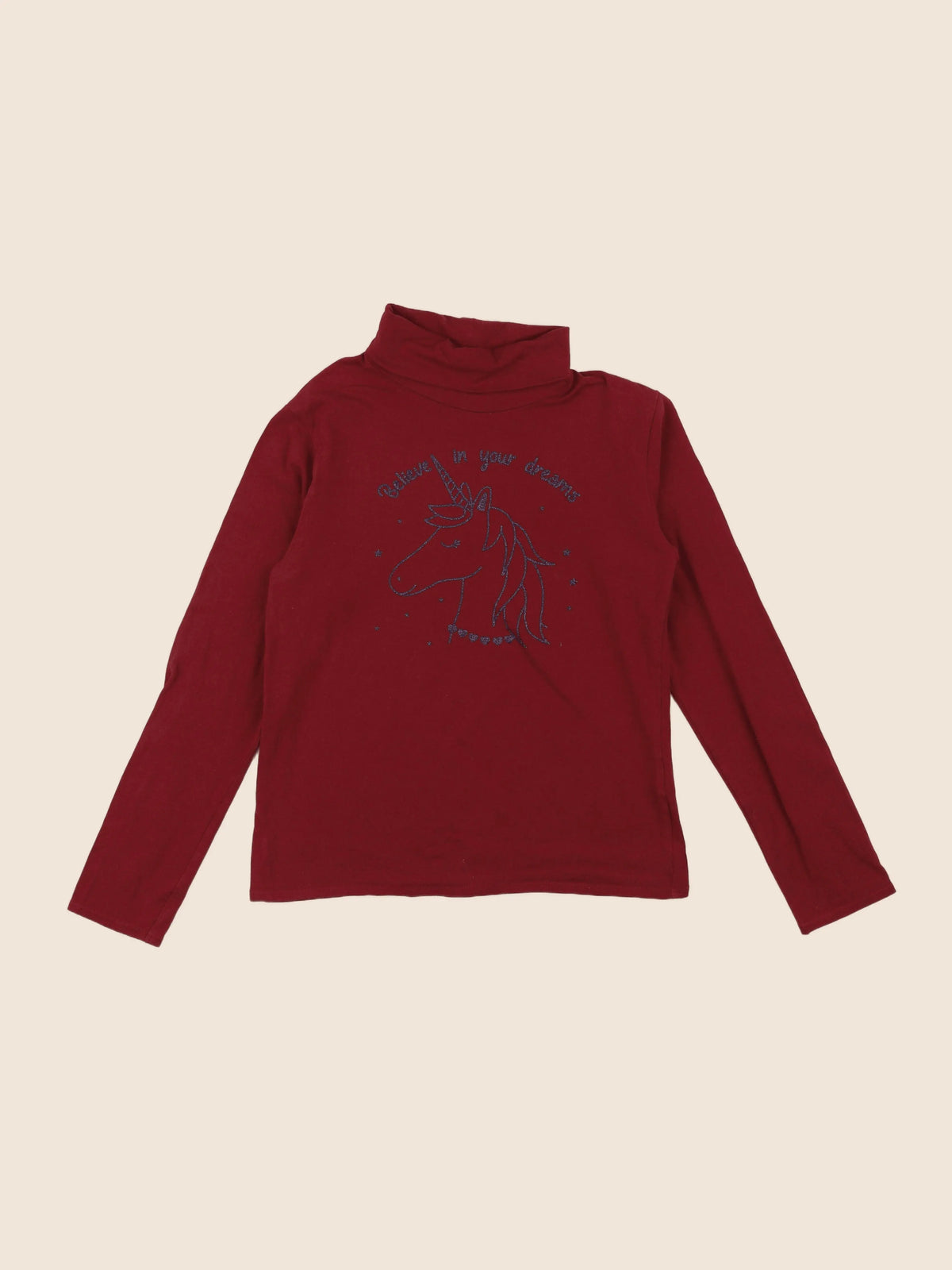 Vertbaudet - sous-pull rouge - 10 ans