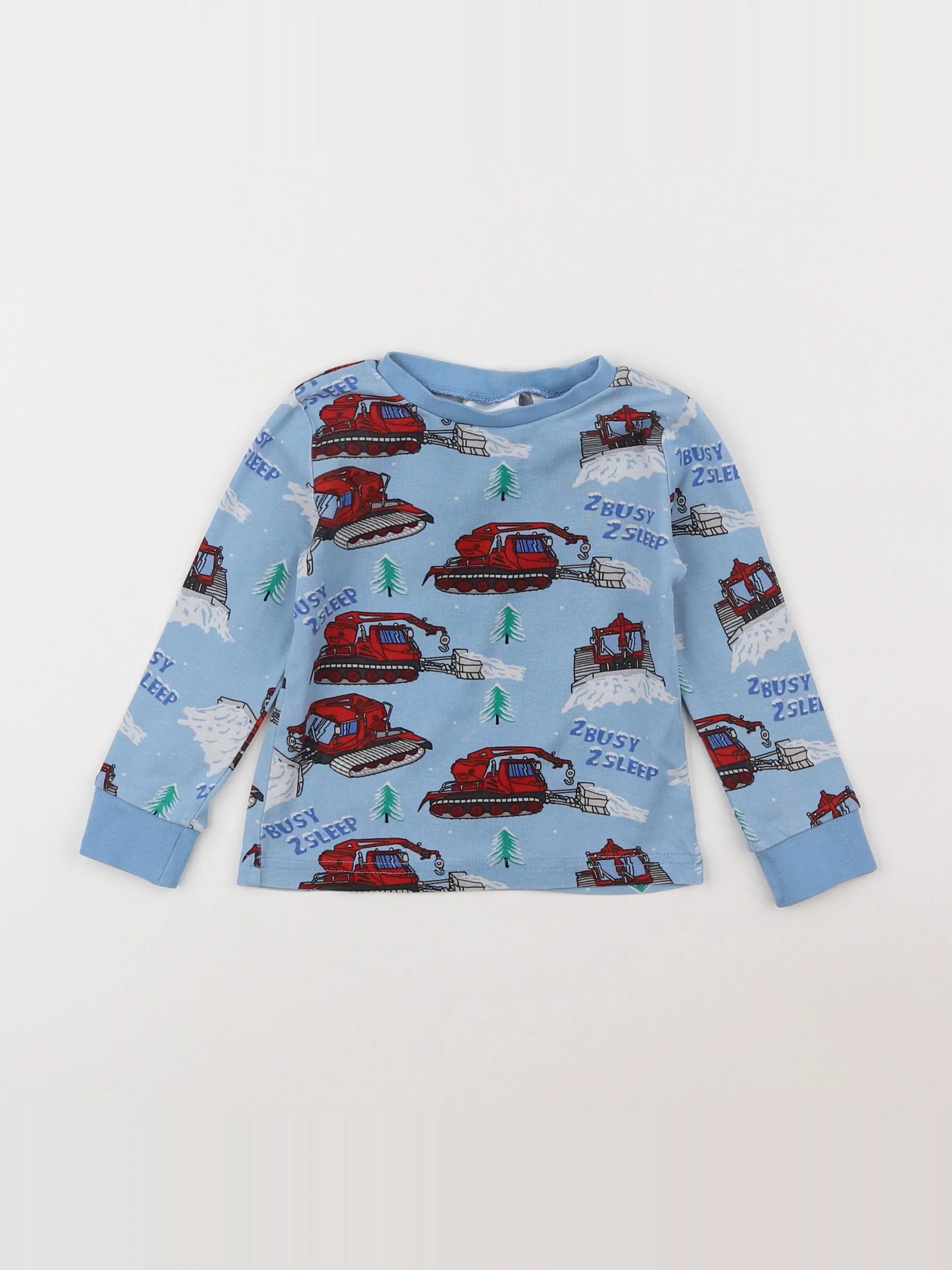 H&M - tee-shirt bleu, rouge - 18 mois à 2 ans