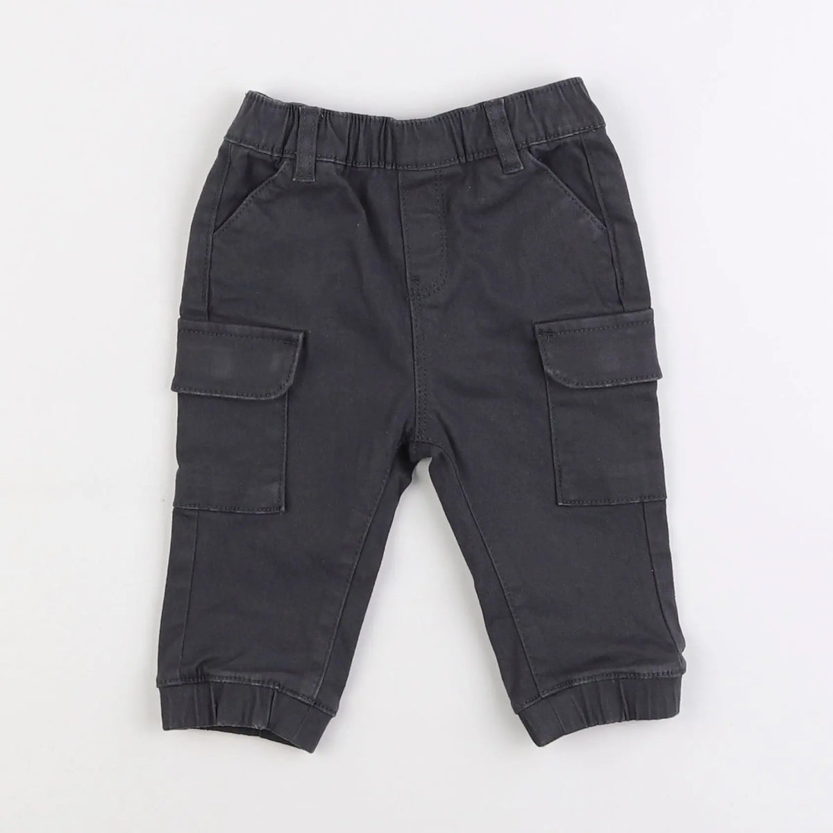 Vertbaudet - pantalon gris - 6 mois