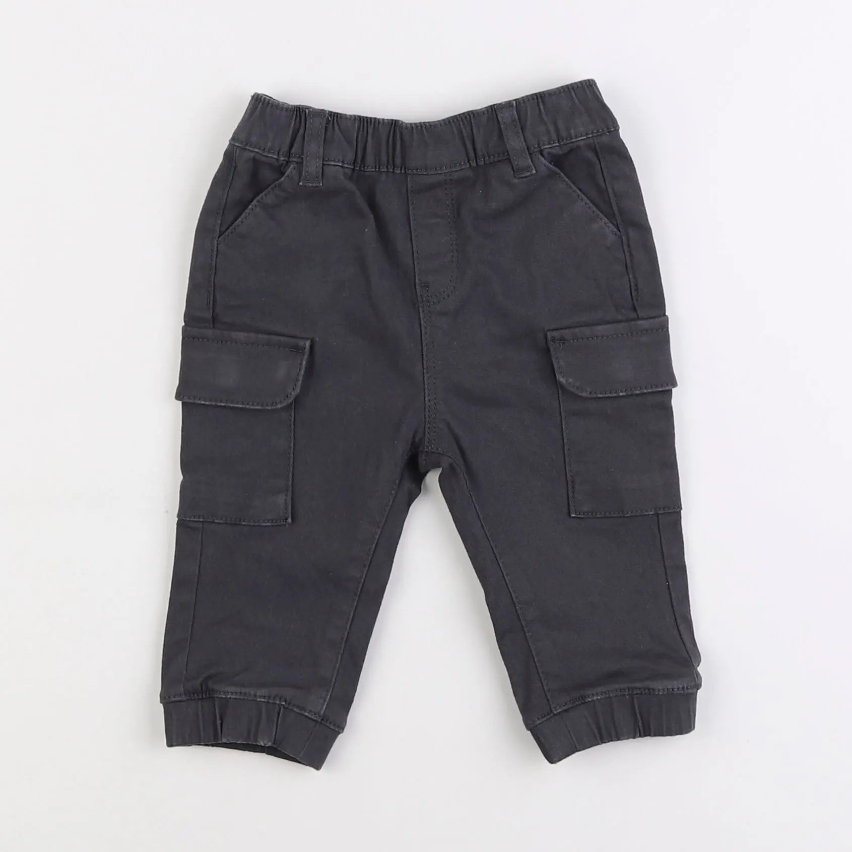 Vertbaudet - pantalon gris - 6 mois