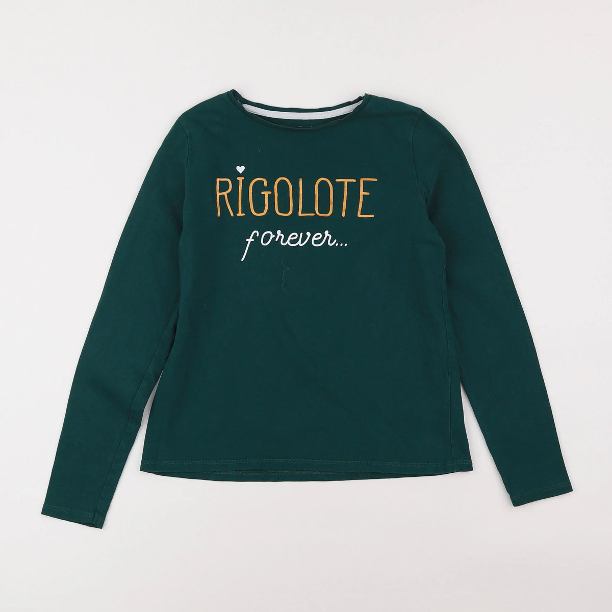Vertbaudet - tee-shirt vert - 10 ans