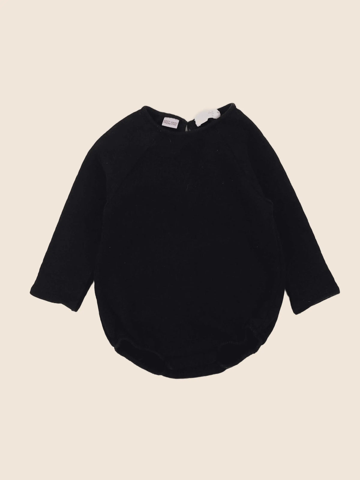 Zara - combinaison "petites ailes de chauve-souris au dos" noir - 9/12 mois